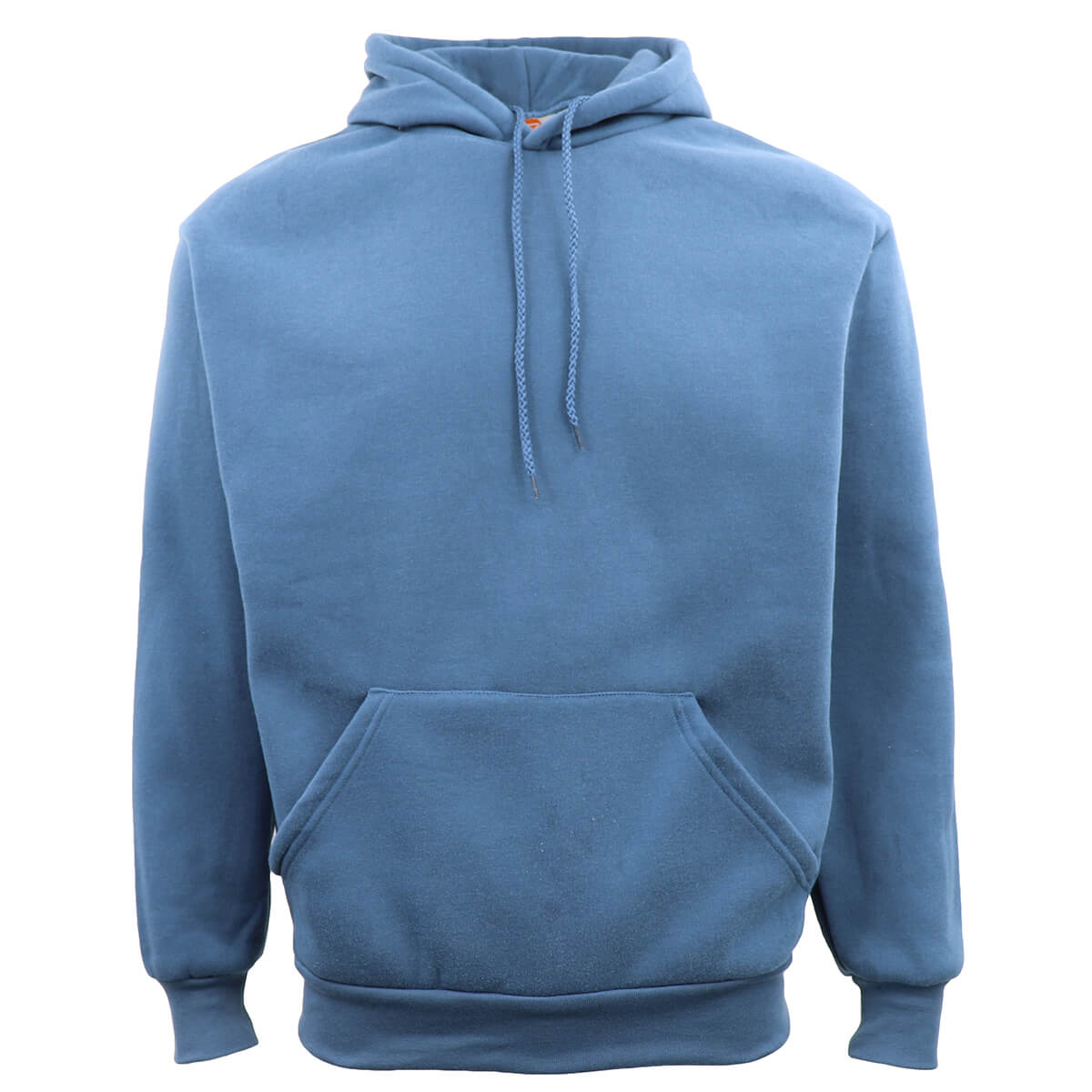 V474-483673-99783-00 Adult Unisex Men's Basic Plain Hoodie Pullover Sweater Sweatshirt Jumper XS-8XL, Dusty Blue, 3XL - Image 1