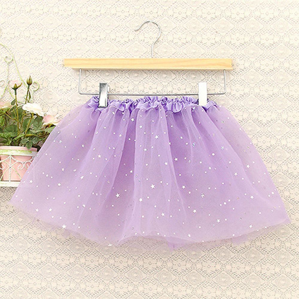 V474-522680-101667-00 Sequin Tulle Tutu Skirt Ballet Kids Princess Dressup Party Baby Girls Dance Wear, Light Purple, Adults - Image 1