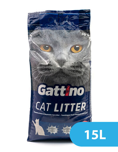 V485-GATTINOBABY15L-209635-00 Gattino Cat Litter Baby Powder 15L - Image 1