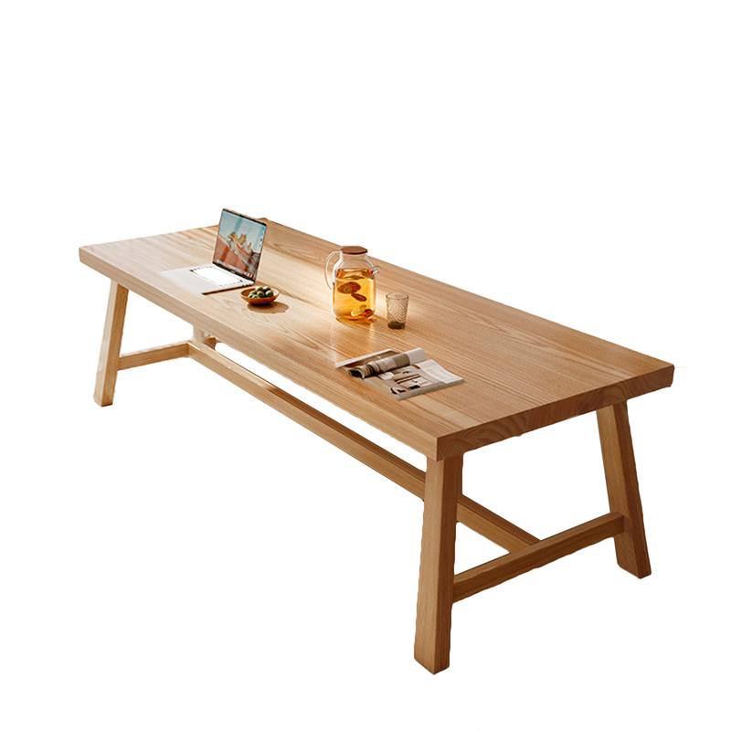 V488-DNTB-L-174895-00 1.8M Solid Wood Dining Table Square Dining Table Dining Table Kitchen Furniture - Image 1