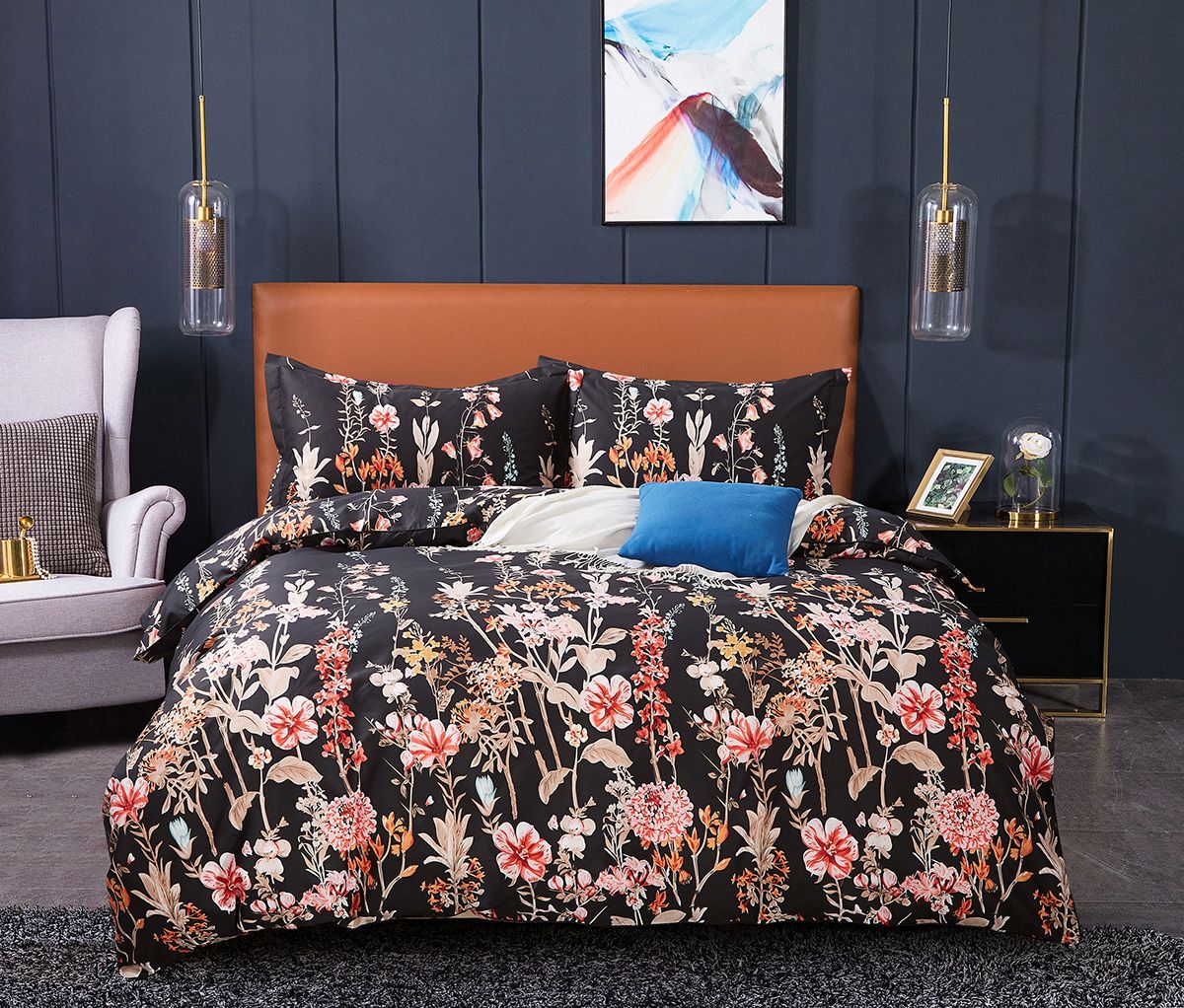 V493-MK-451-87719-00 Hayman King Size Duvet Quilt Cover Set - Image 1