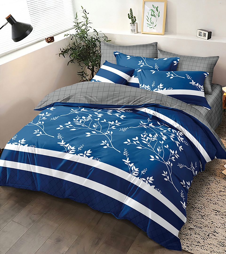 V493-MK-468-88068-00 Ishani King Size Quilt/Duvet Cover Set - Image 1