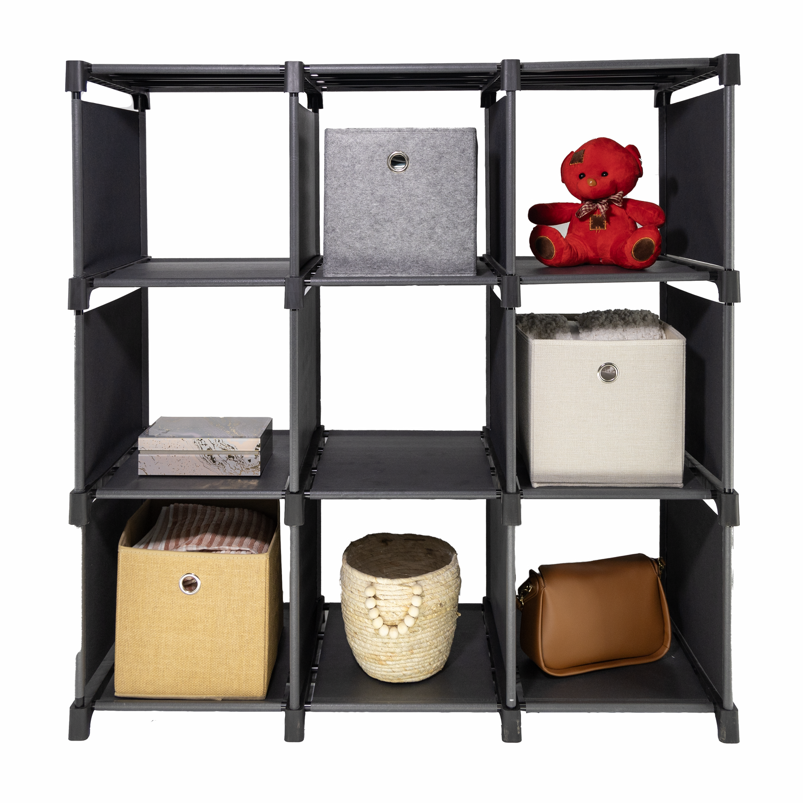 V510-MFR106-195510-00 Storage Organizer, 9 Cubes, Wardrobe Closet Storage Shelves - Image 1