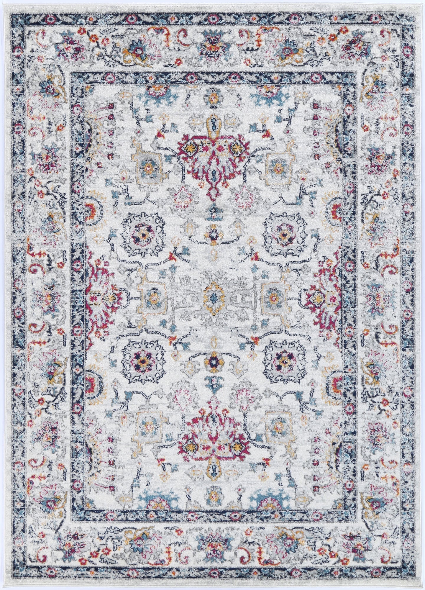 V516-PROV16018-140887-00 Provence Prov18 Cream/L.Grey 160X230 - Image 1