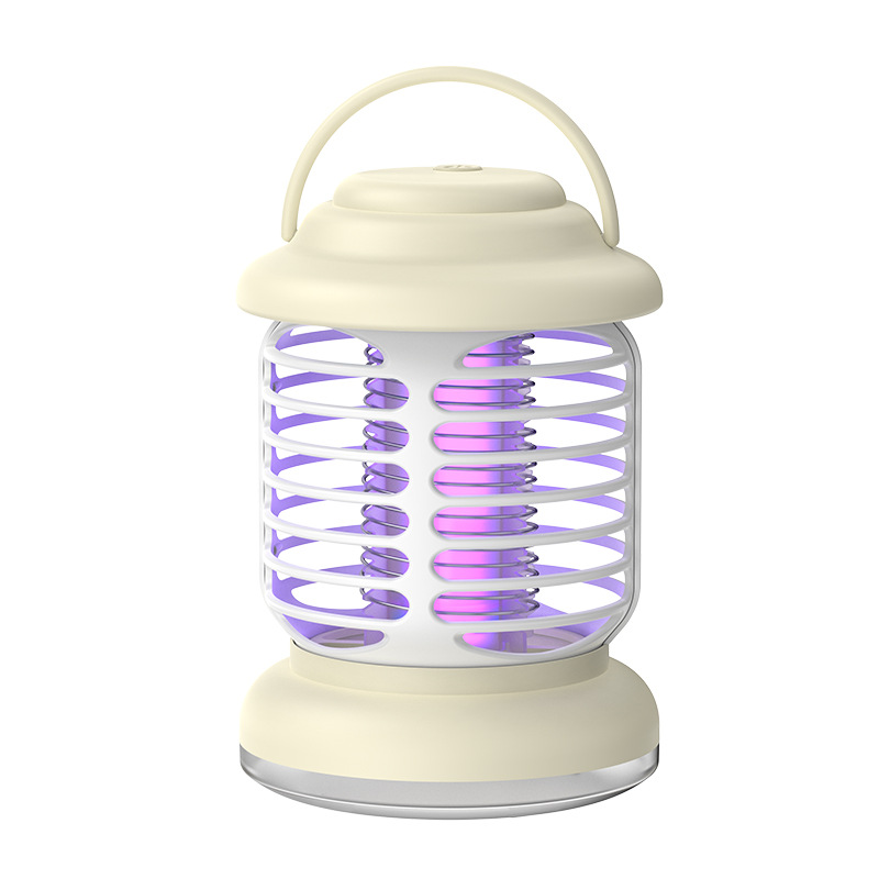 V522-MOSZAPPERMINI-MILKY-98119-00 LIFEBEA Electric Insect Killer Mosquito Pest Fly Bug Zapper Catcher Trap Lamp Mosquito Repellent Light for Home or Outdoor Portable Camping - Image 1