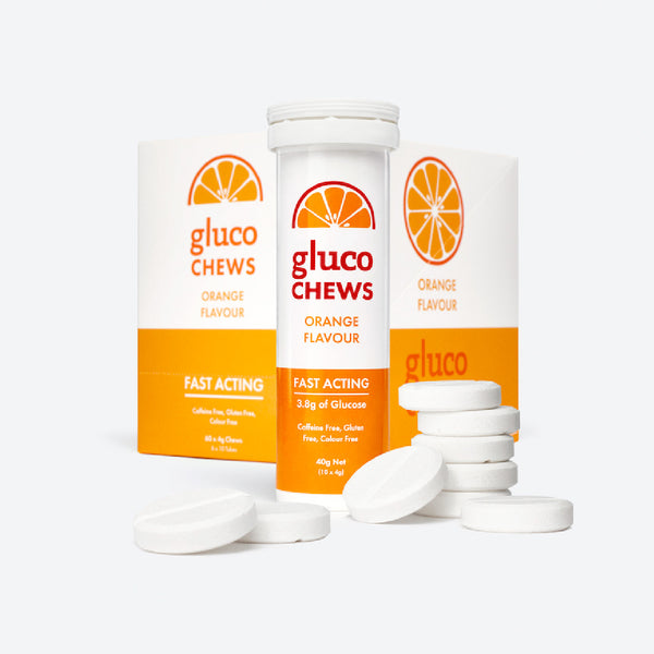 V536-CHEW-ORANGE-97623-00 Fast Acting Glucochews | Orange | 6 tubes of 10 chews - Image 1