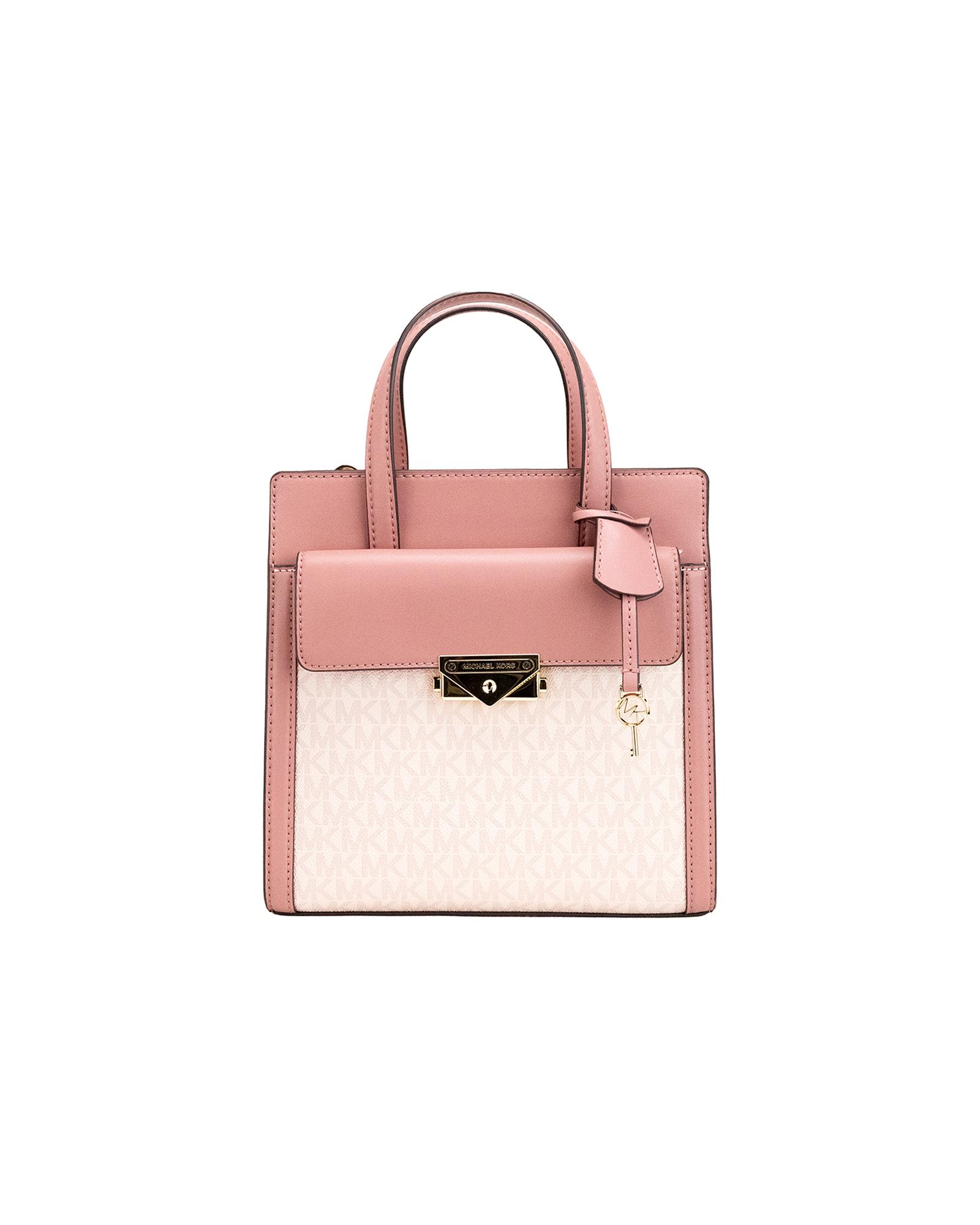 V539-35053-202508311820-00 Cece Small Dark Powder Blush Flap Tote Crossbody Bag One Size Women - Image 1