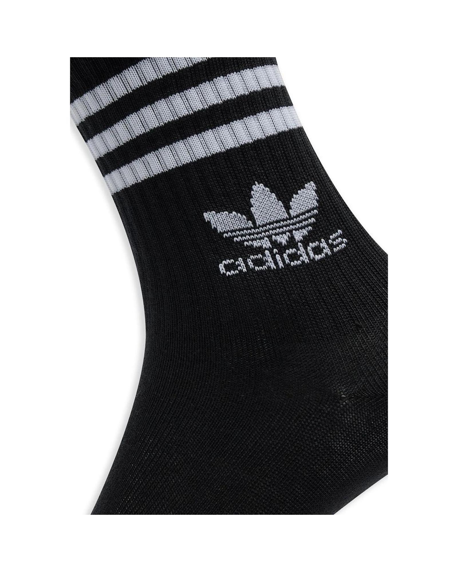 V539-AD-15280900009-40-42-202506191646-00 Adidas Men's Black Cotton Sock - 42 IT - Image 1