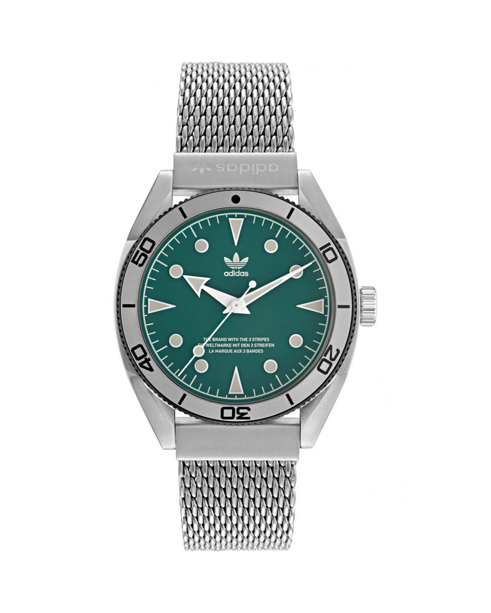 V539-ADAOFH22005AC-202506111745-00 Adidas Women's Gray Stainless Steel Watch - One Size - Image 1