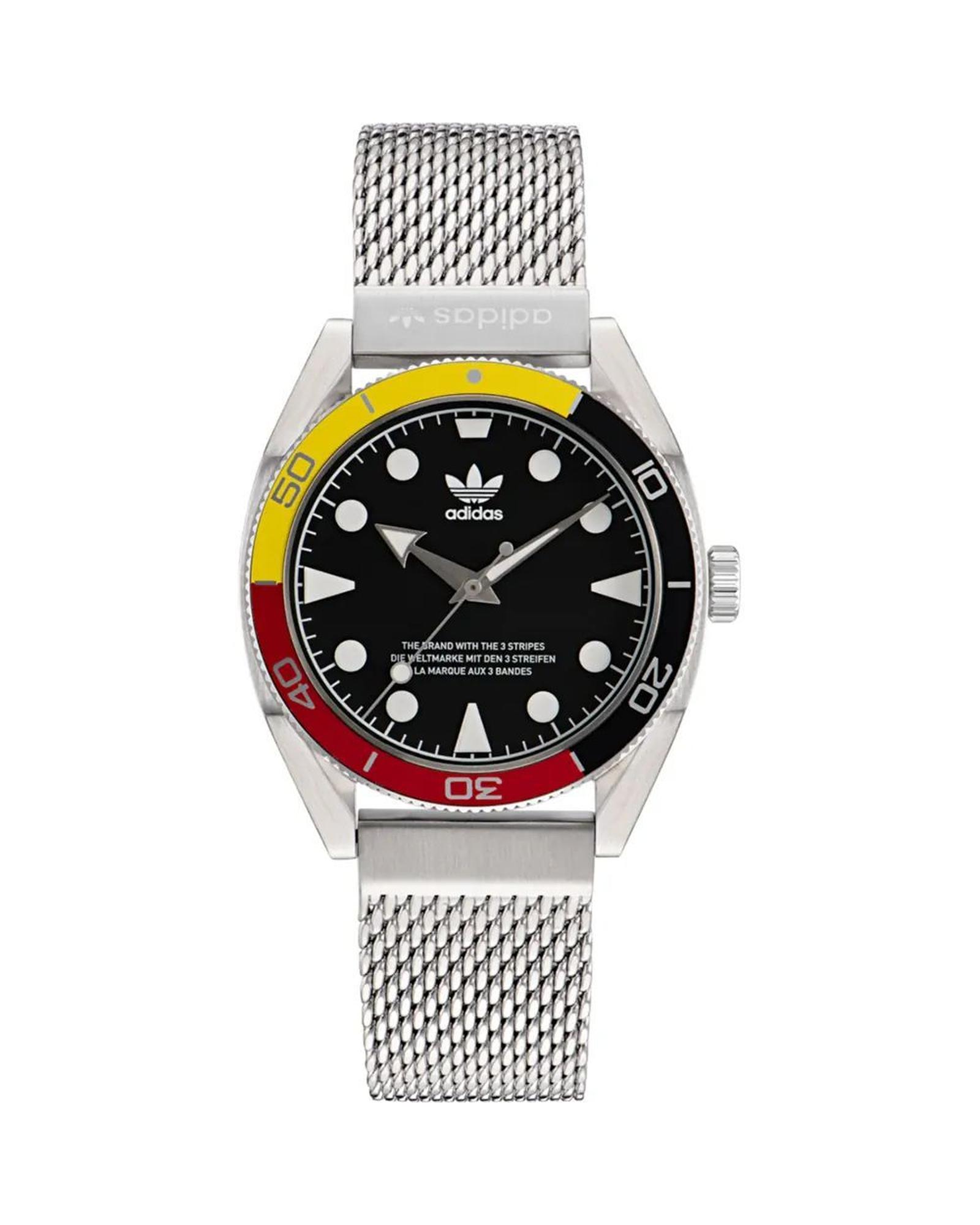 V539-ADAOFH22502AC-202506111747-00 Adidas Men's Gray Stainless Steel Watch - One Size - Image 1