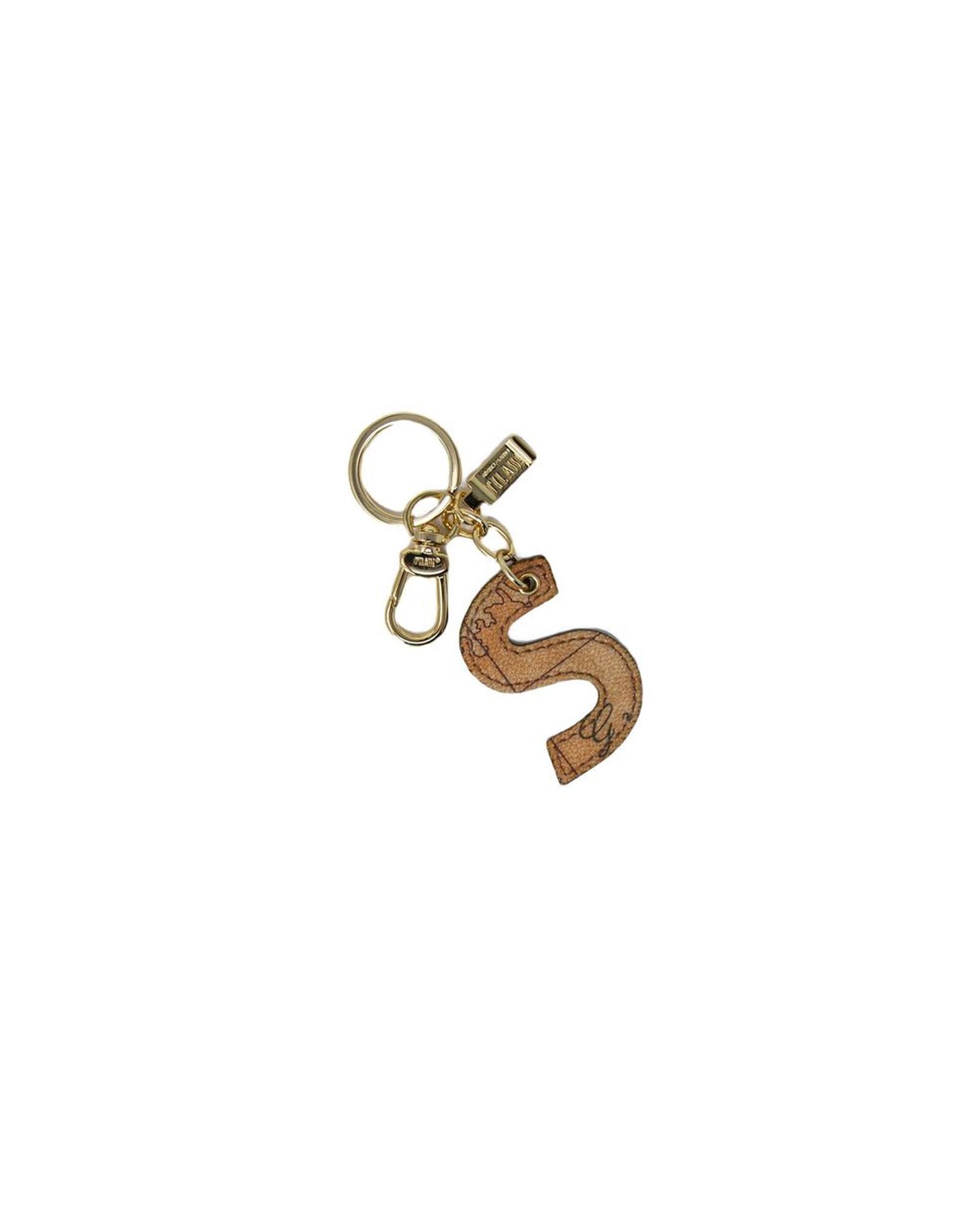 V539-ALMAPRCL-8033000127-202506111541-00 Alviero Martini Prima Classe Women's Beige Cotton Keychain - One Size - Image 1