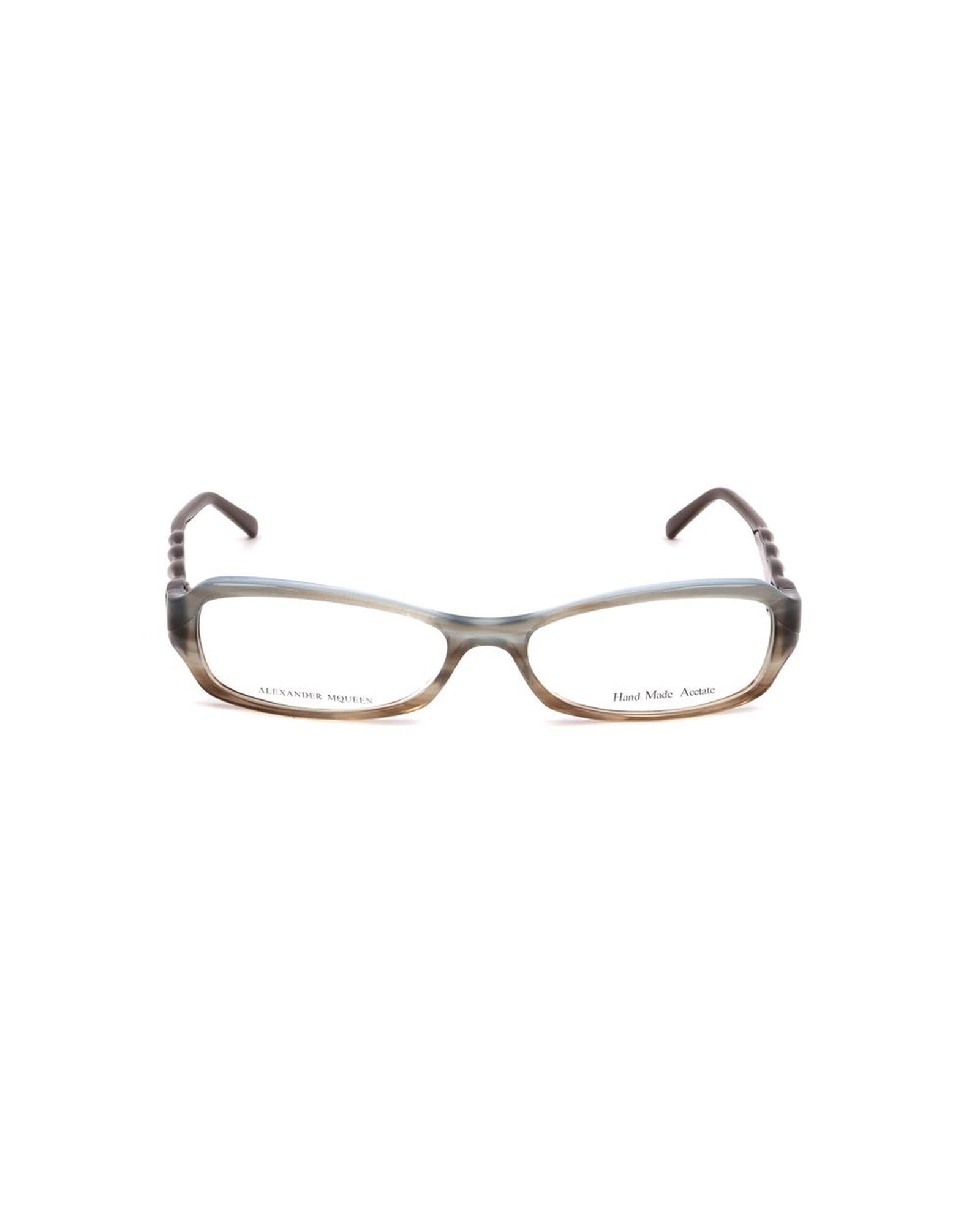V539-AMAMQ4162R4EAC-202506111546-00 Alexander McQueen Women's Brown Acetate Frames - One Size - Image 1