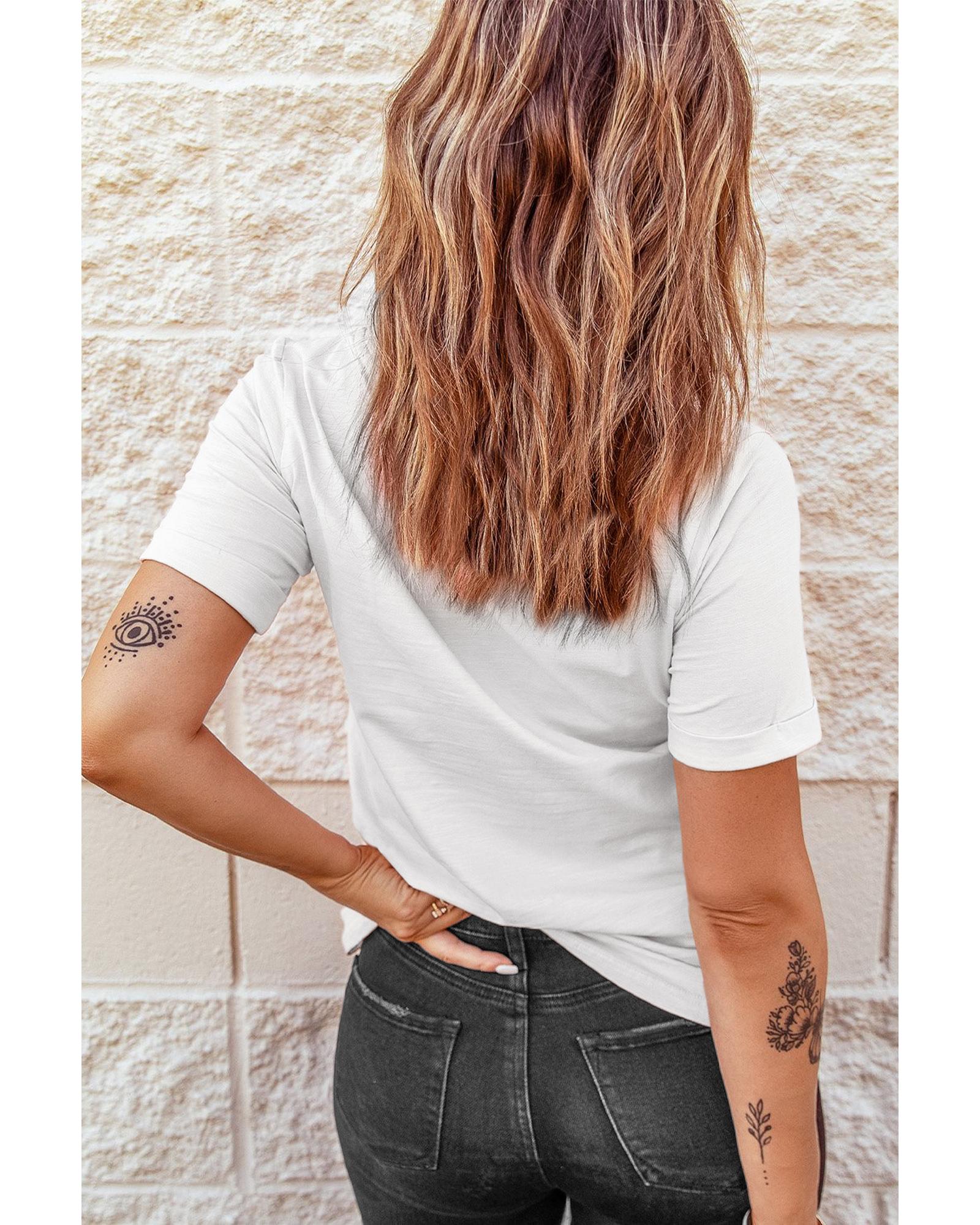 V539-AZEXDC25227853-1-3XL-202508291740-00 White Leopard LOVE Double Heart Printed Valentines Graphic Tee - 3XL - Image 1