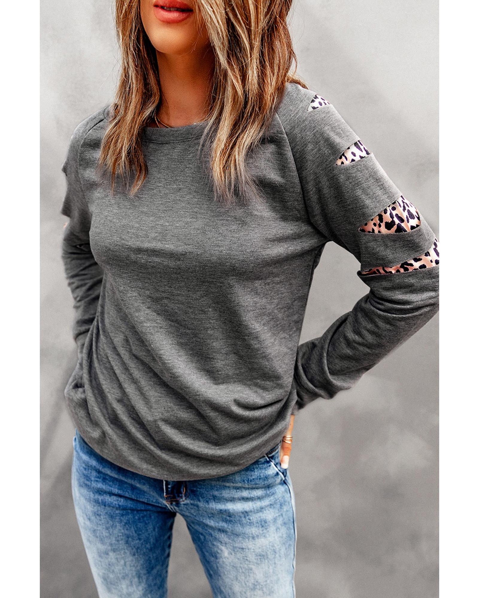 V539-AZEXDC2531174-11-XL-202508261240-00 Azura Exchange Gray Sweatshirt - XL - Image 1