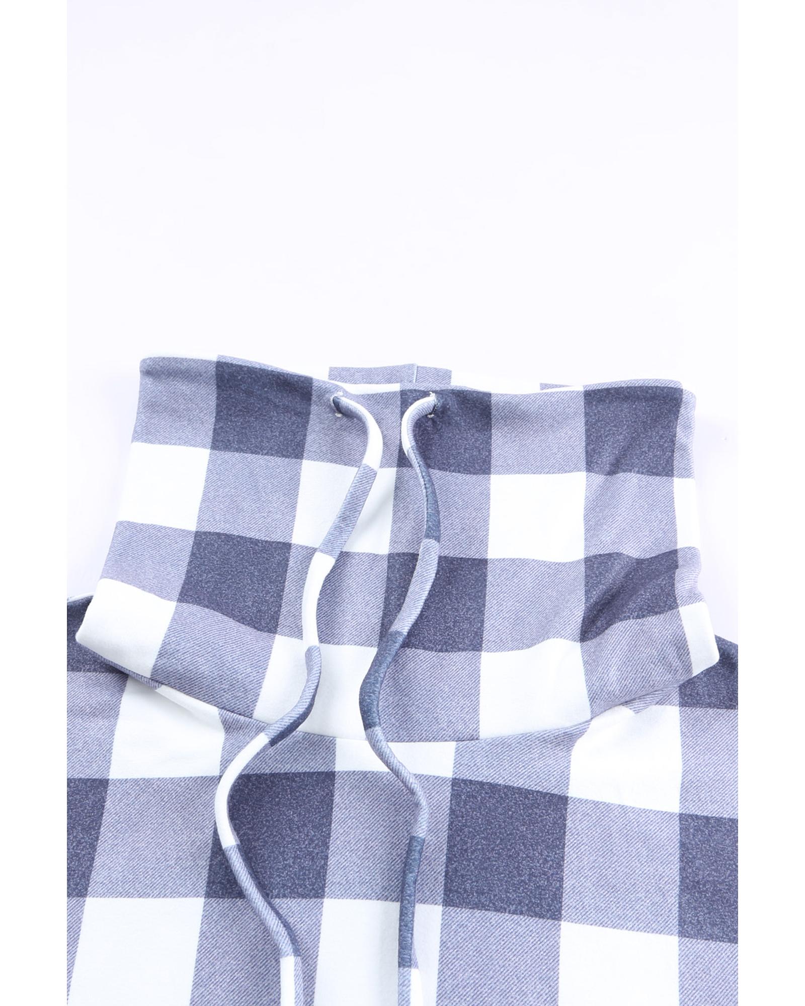 V539-AZEXDC25312368-20-2XL-202508260030-00 Azura Exchange Patchwork Cowl Neck Sweatshirt - 2XL - Image 1