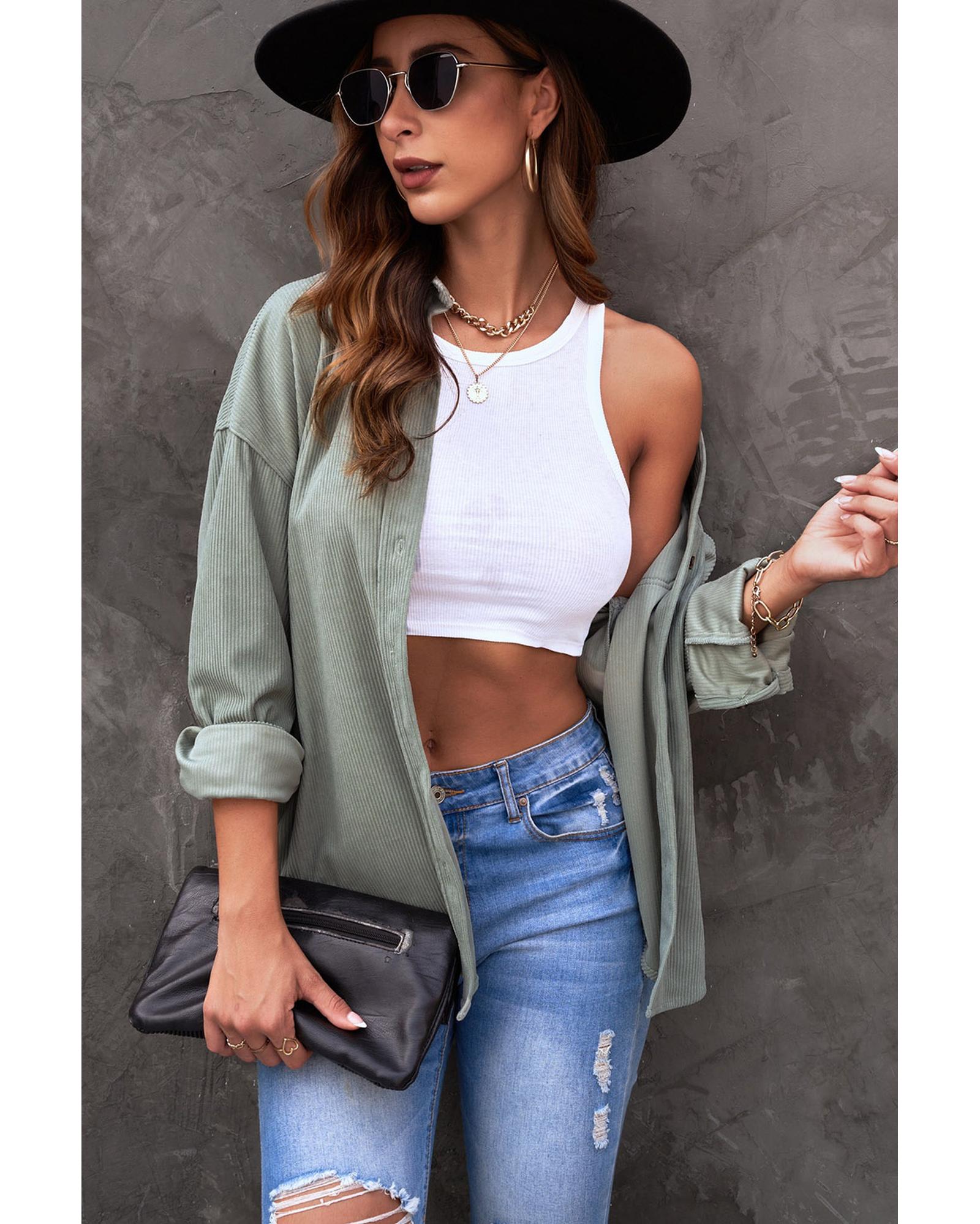 V539-AZEXDC255320-1011-3XL-202508261455-00 Azura Exchange Button Pocket Shirt - 3XL - Image 1