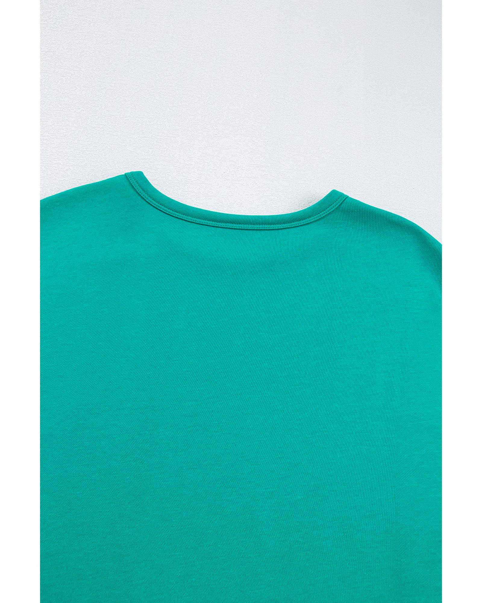 V539-AZEXDC626695-P3009-3XL-202508301715-00 Solid Color Pullover Top and Cargo Pants Set - 3XL - Image 1