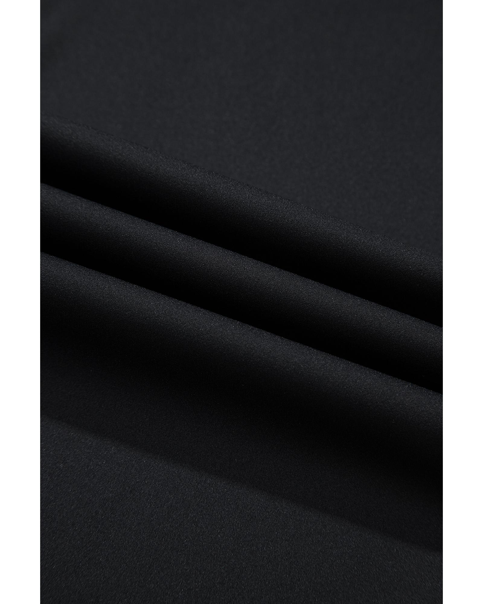 V539-AZEXDC761566-P2-M-202508291520-00 Black V Shape High Waist Flared Leggings - M - Image 1