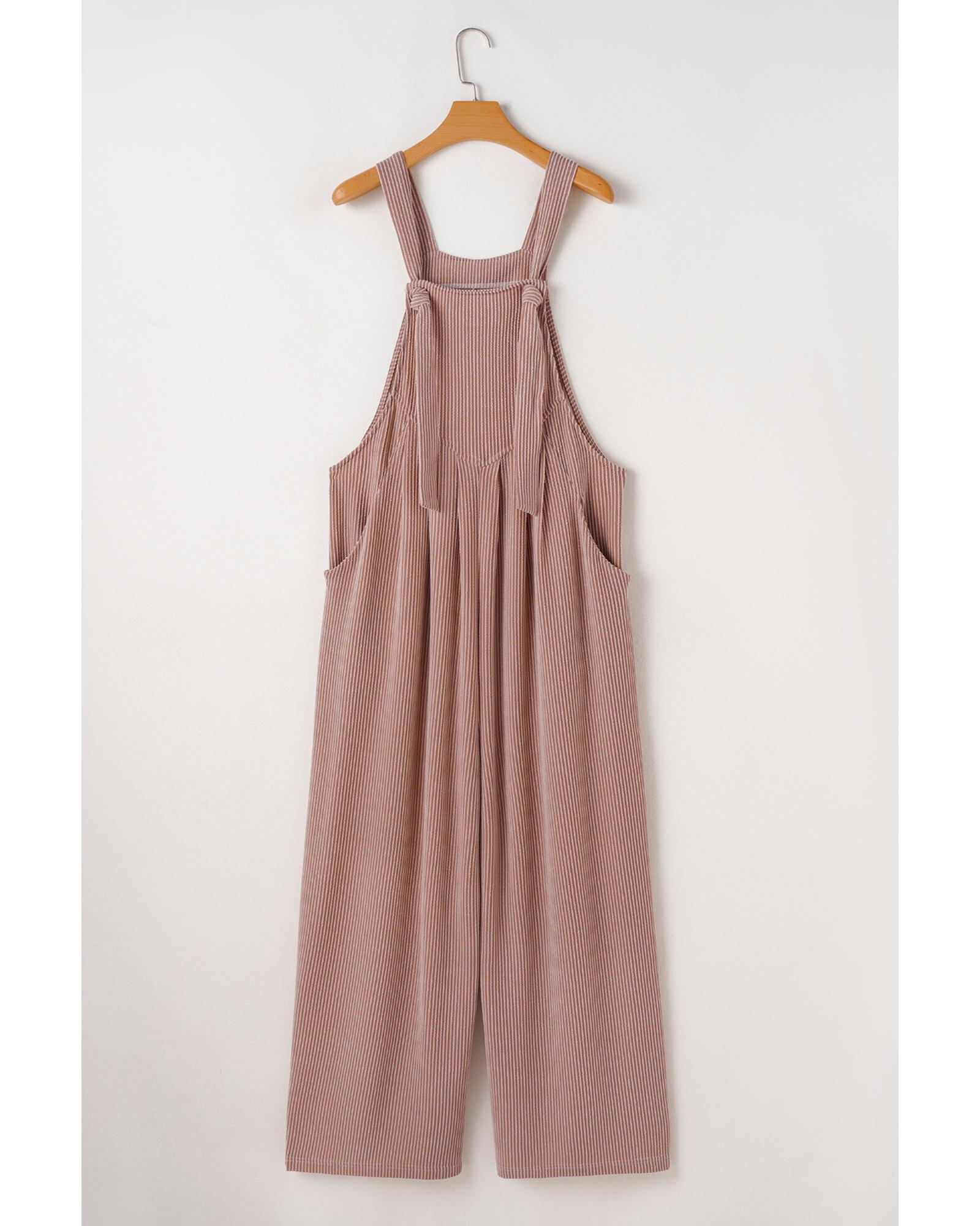 V539-AZEXDC7721080-P10017-XL-202508282030-00 DUNE Corded Adjustable Straps Wide Leg Loose Overall - XL - Image 1