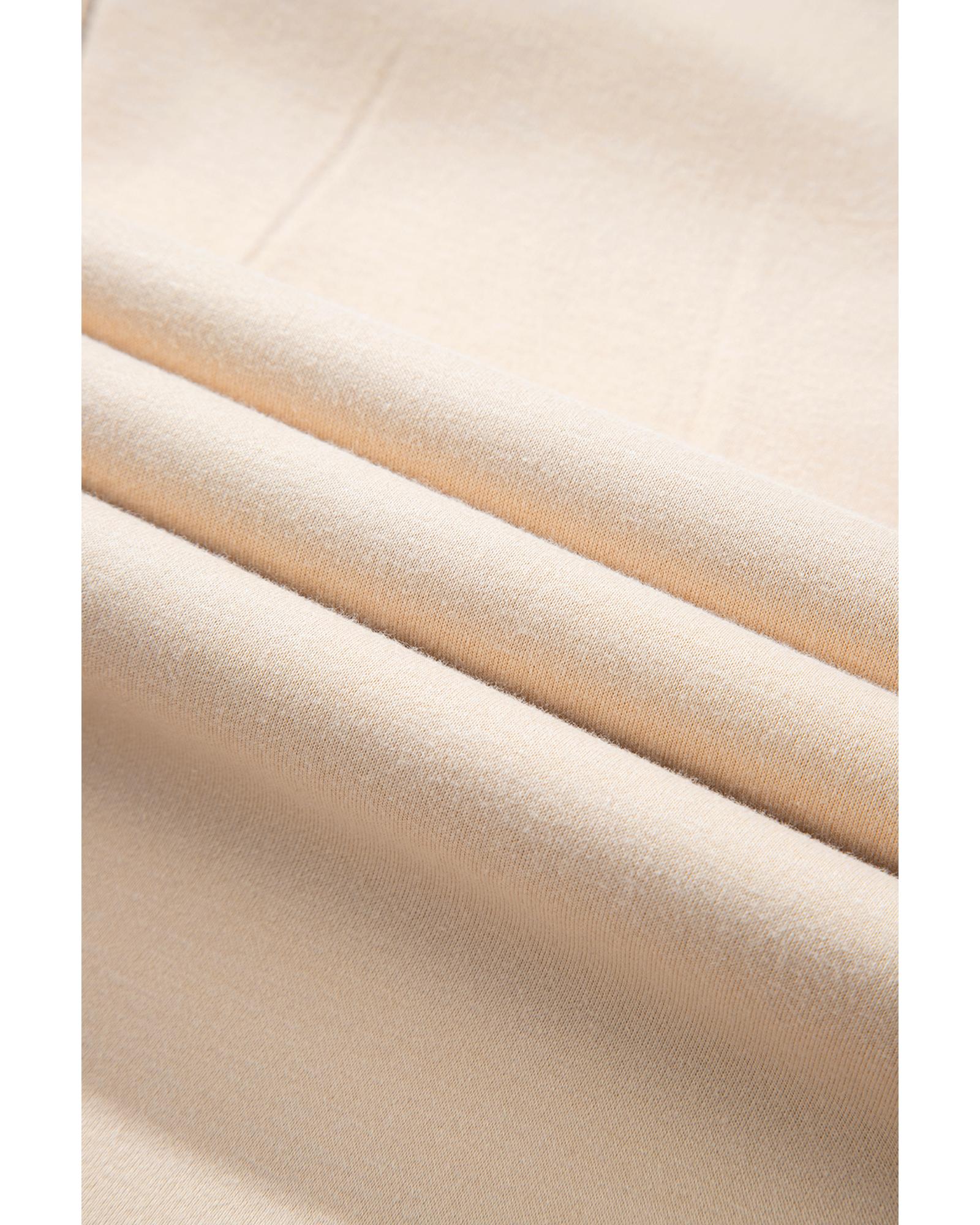 V539-AZEXPL253480-P1722-2X-202508310425-00 Brown Exposed Seam Colorblock Plus Size Hoodie - 2X - Image 1