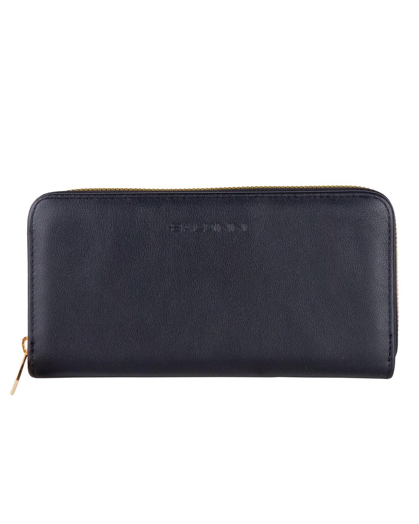 V539-BA-12279-176826-00 Baldinini Trend Women's Black Leather Wallet - One Size - Image 1