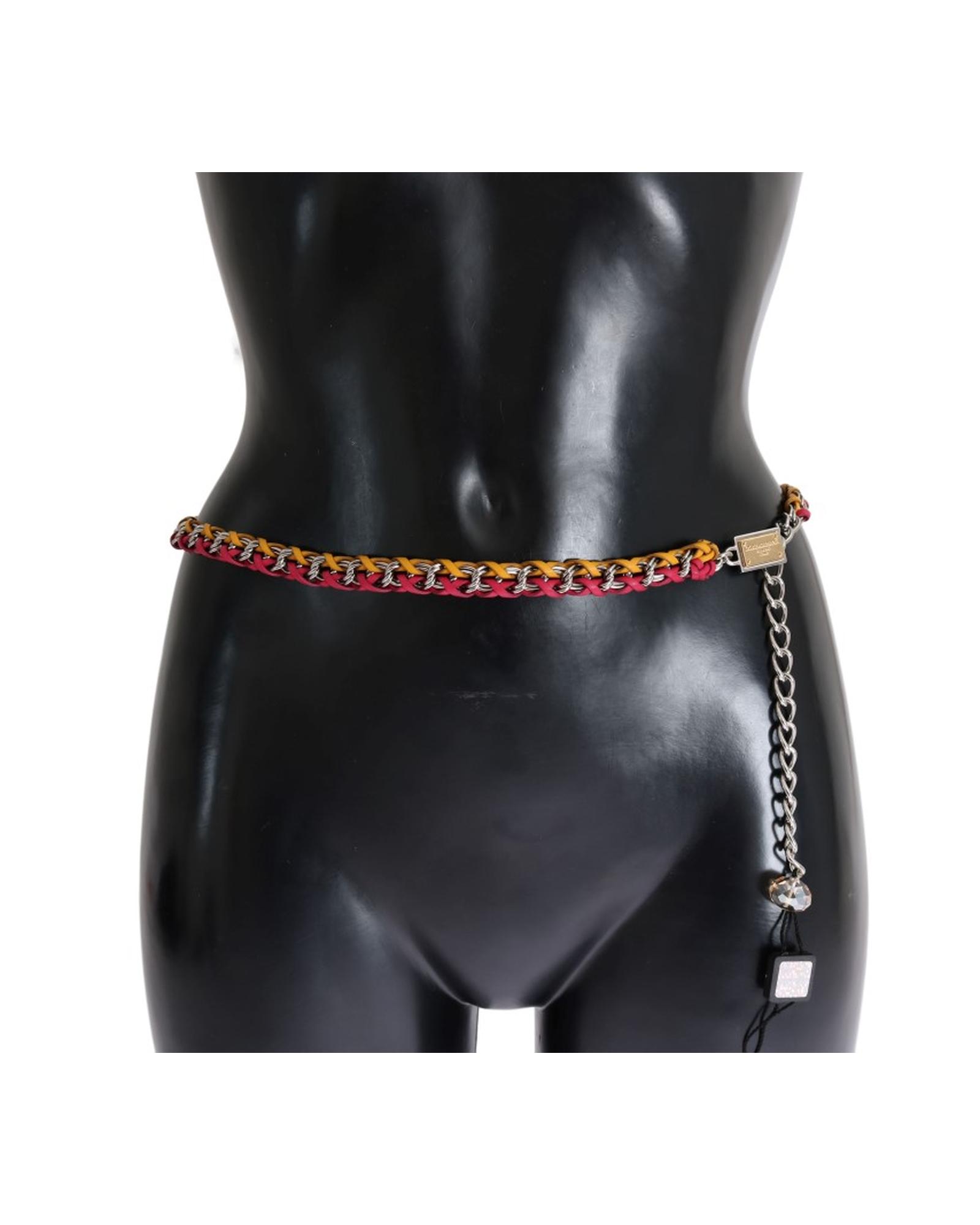 V539-BEL10361-2-202509010415-00 Brand New Dolce & Gabbana Belt with Crystal Detailing M Women - Image 1