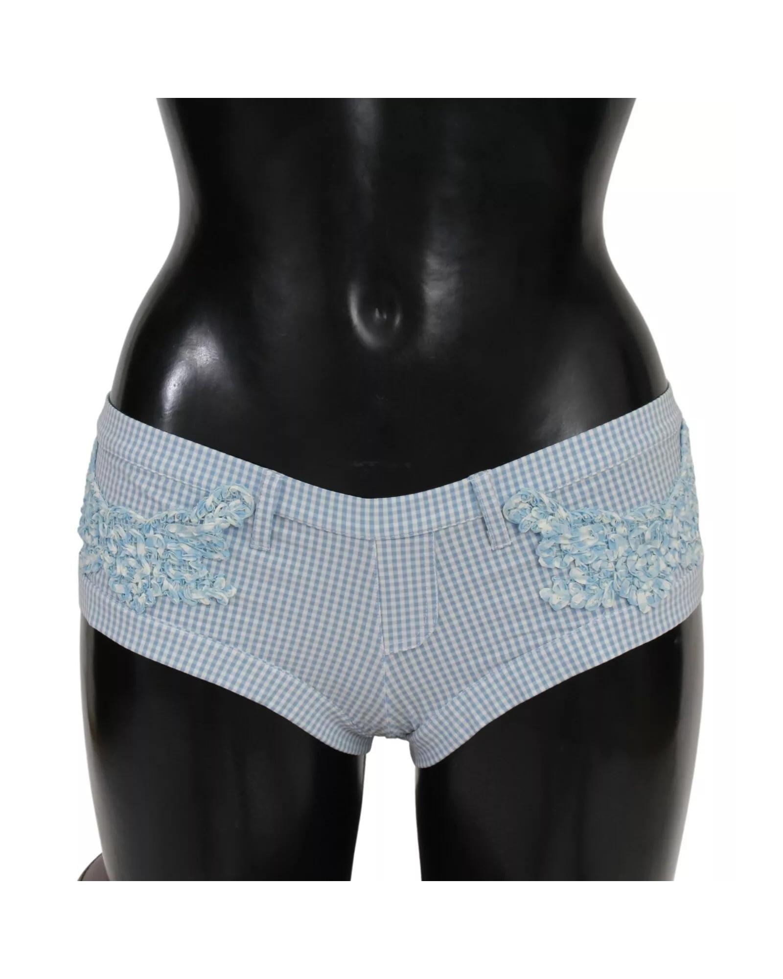 V539-BIK812-IT2-202506160035-00 Ermanno Scervino Women's Blue Beachwear Bottoms Swimsuit Shorts - 2 IT - Image 1