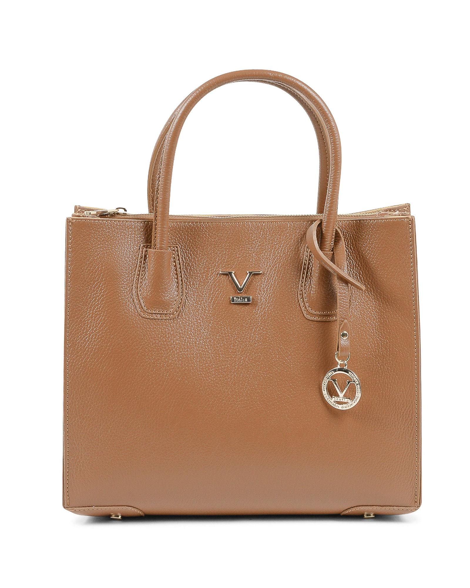 V539-BTB104678-202509011215-00 Leather Handbag from Italy - One Size - Image 1