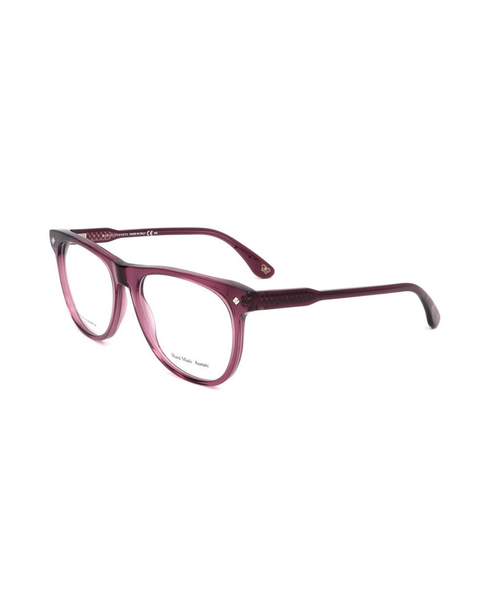 V539-BVBV282367AC-202506160547-00 Bottega Veneta Unisex's Purple Acetate Frames - One Size - Image 1