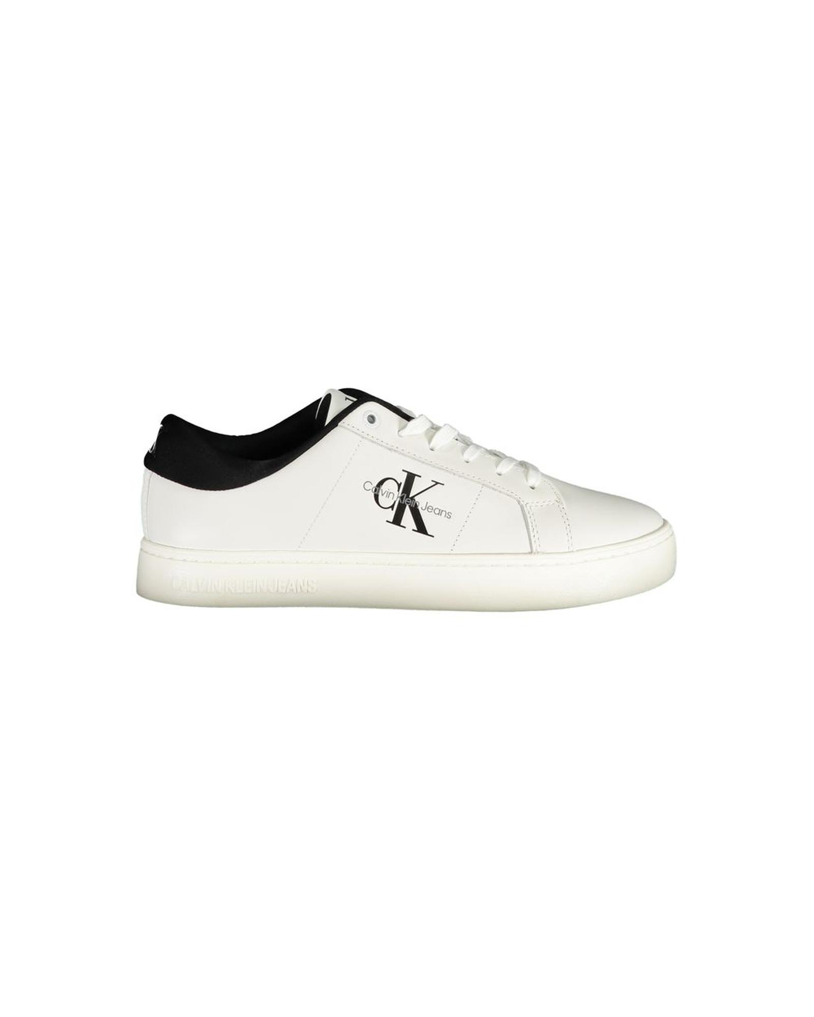 V539-CA-25087-EU40US7-202506160736-00 Calvin Klein Men's White Polyester Sneaker - 40 EU - Image 1