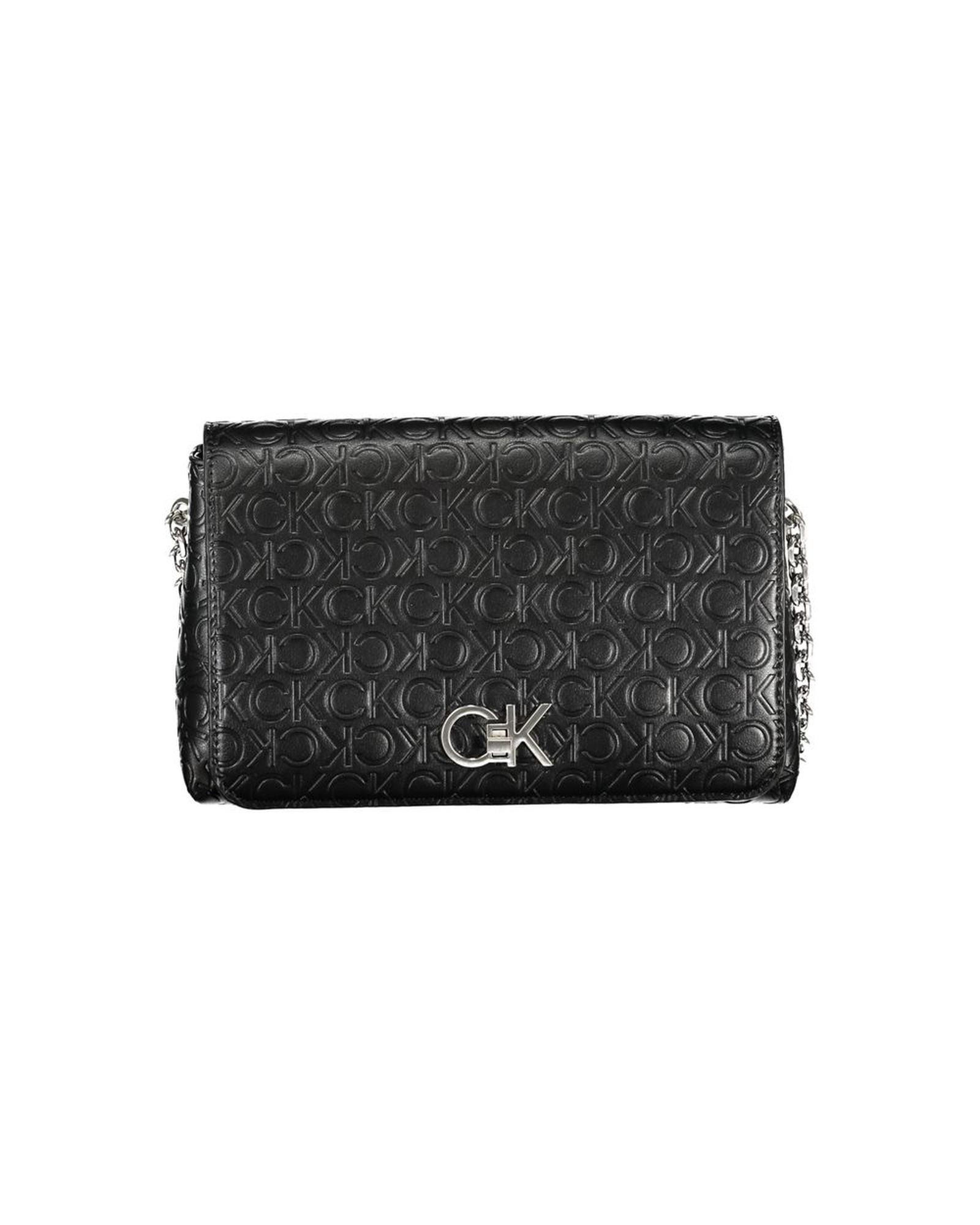 V539-CA-25951-202506160947-00 Calvin Klein Women's Black Polyester Handbag - One Size - Image 1