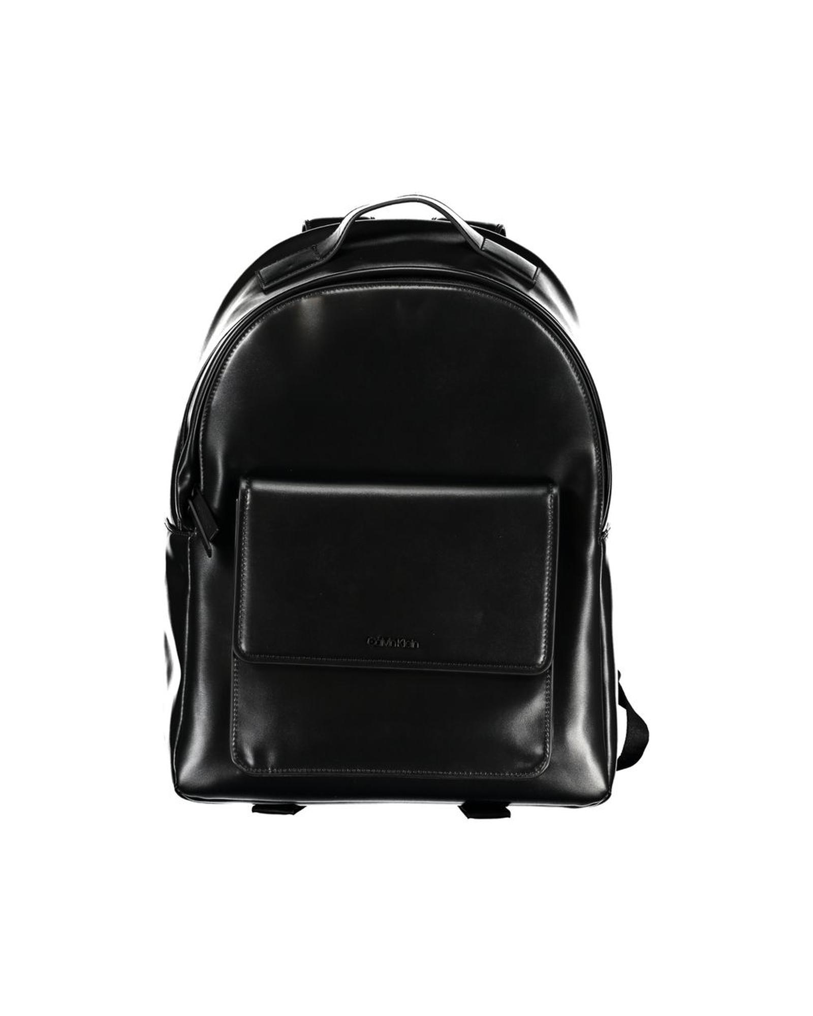 V539-CA-26054-202506160645-00 Calvin Klein Men's Black Polyester Backpack - One Size - Image 1