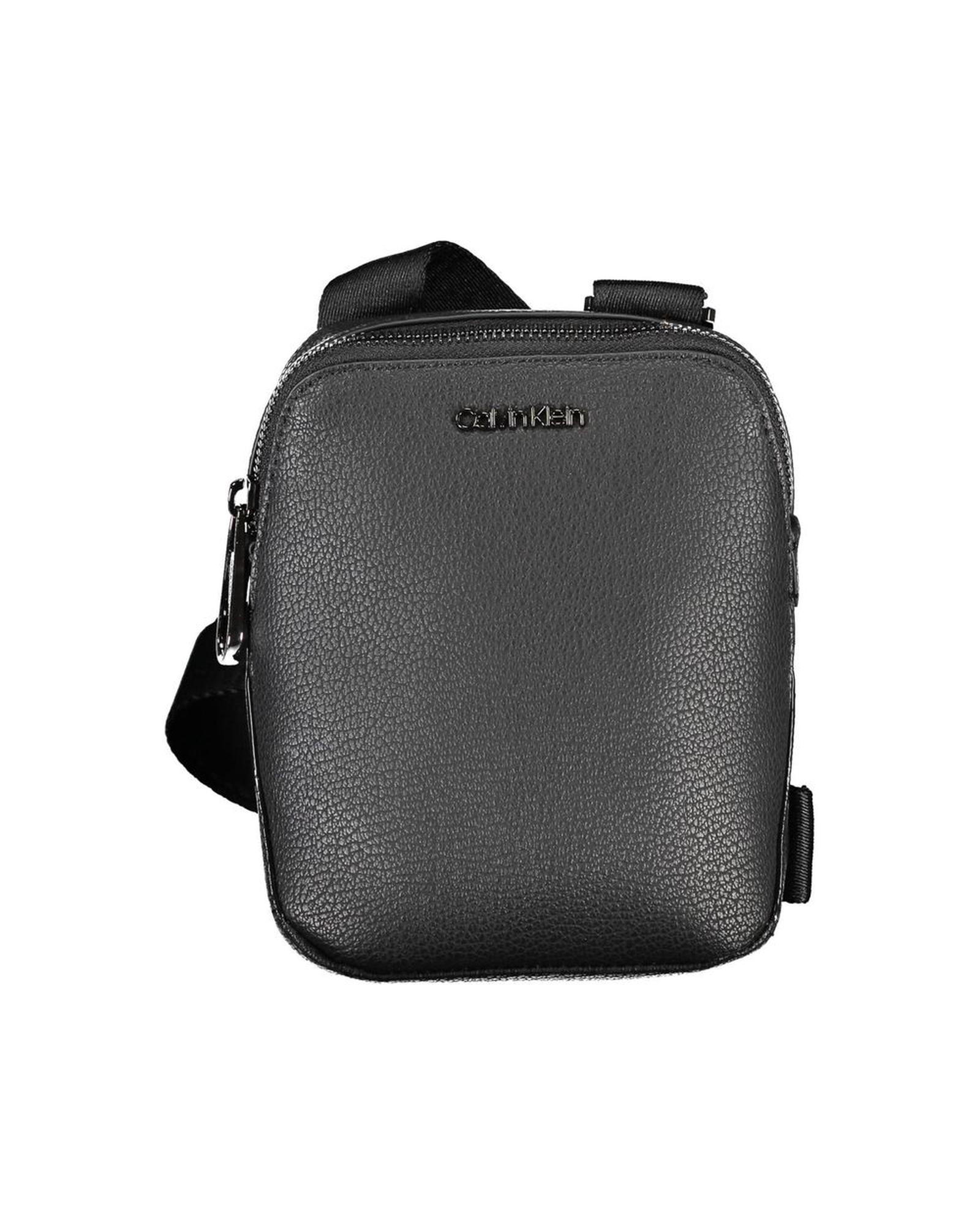 V539-CA-26220-202506160654-00 Calvin Klein Men's Black Polyester Shoulder Bag - One Size - Image 1