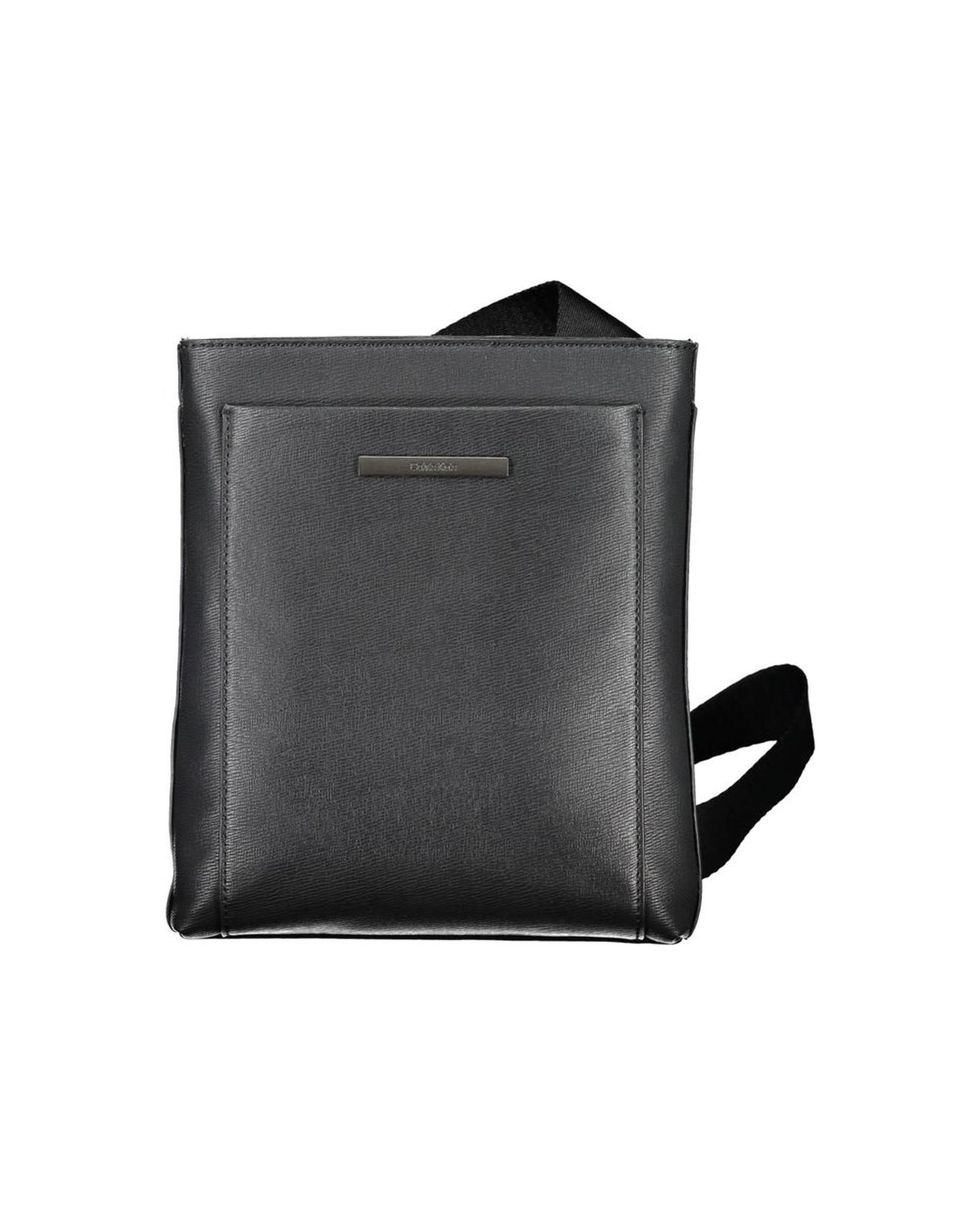 V539-CA-26245-202506160705-00 Calvin Klein Men's Black Polyester Shoulder Bag - One Size - Image 1