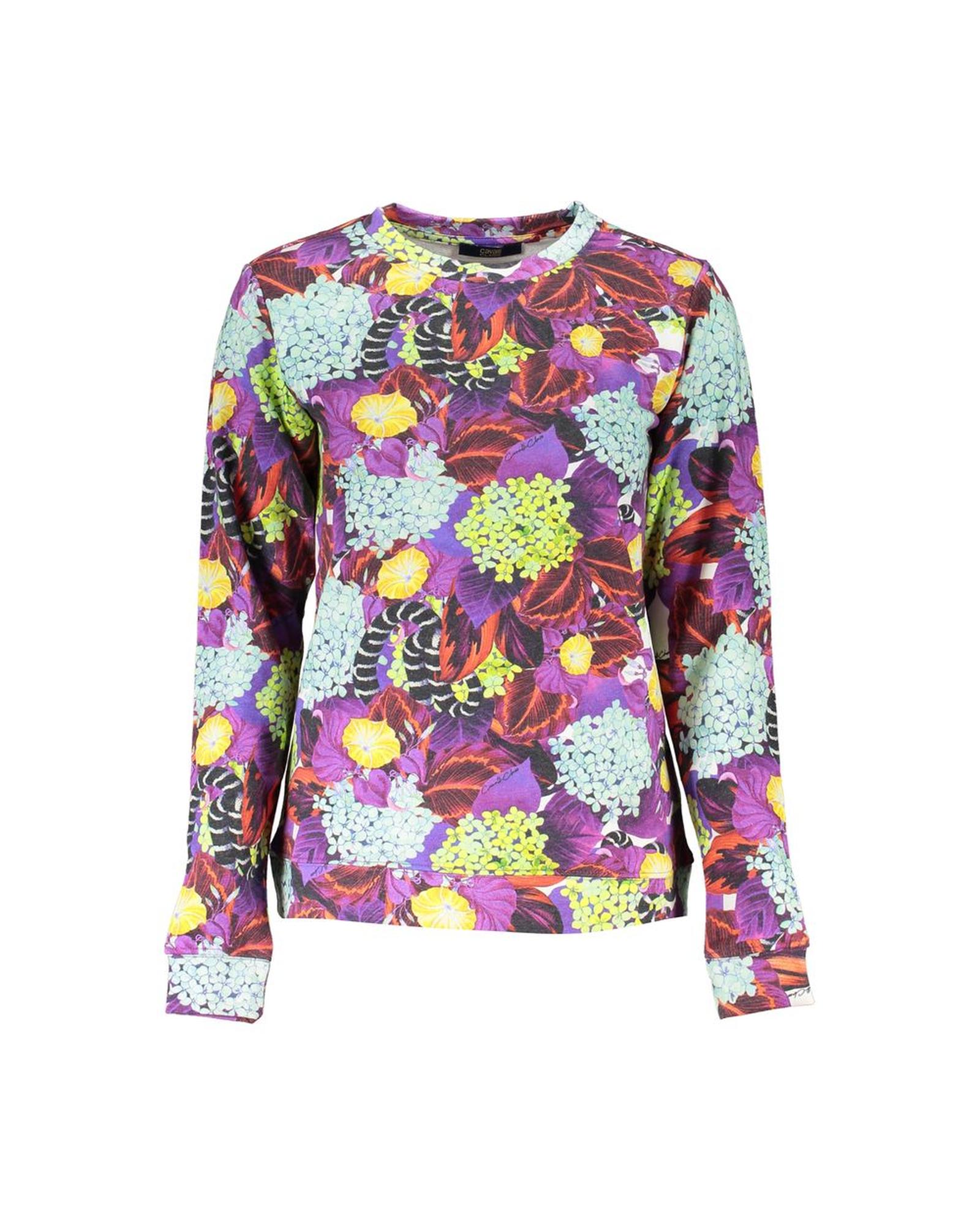 V539-CA-26815-M-202506160825-00 Cavalli Class Women's Purple Cotton Sweater - M - Image 1