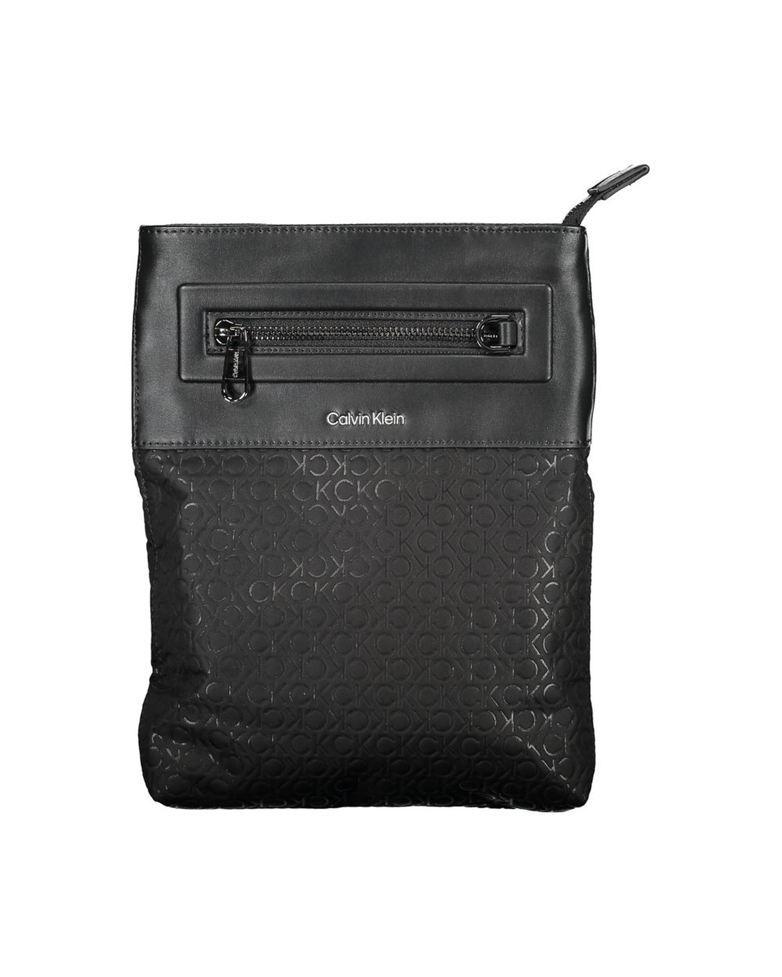 V539-CA-27494-202506160846-00 Calvin Klein Men's Black Polyester Shoulder Bag - One Size - Image 1