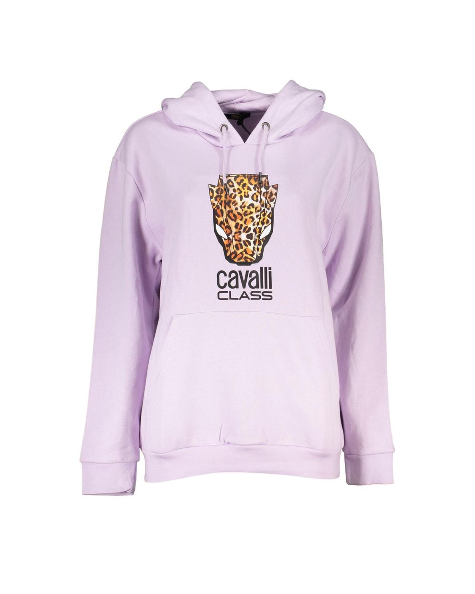 V539-CA-28853-L-202506161145-00 Cavalli Class Women's Purple Cotton Sweater - L - Image 1