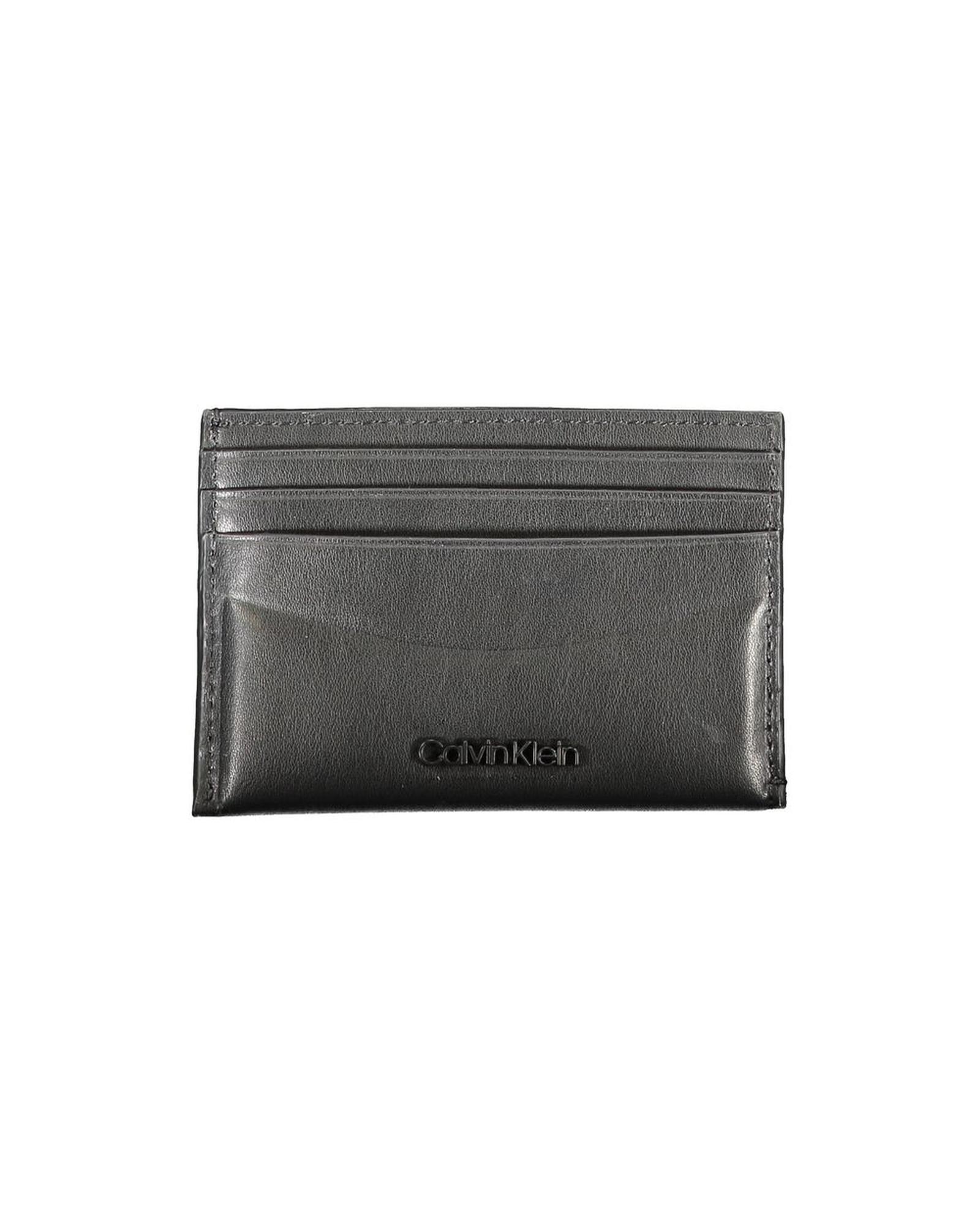 V539-CA-30843-202506161127-00 Calvin Klein Men's Black Leather Wallet - One Size - Image 1