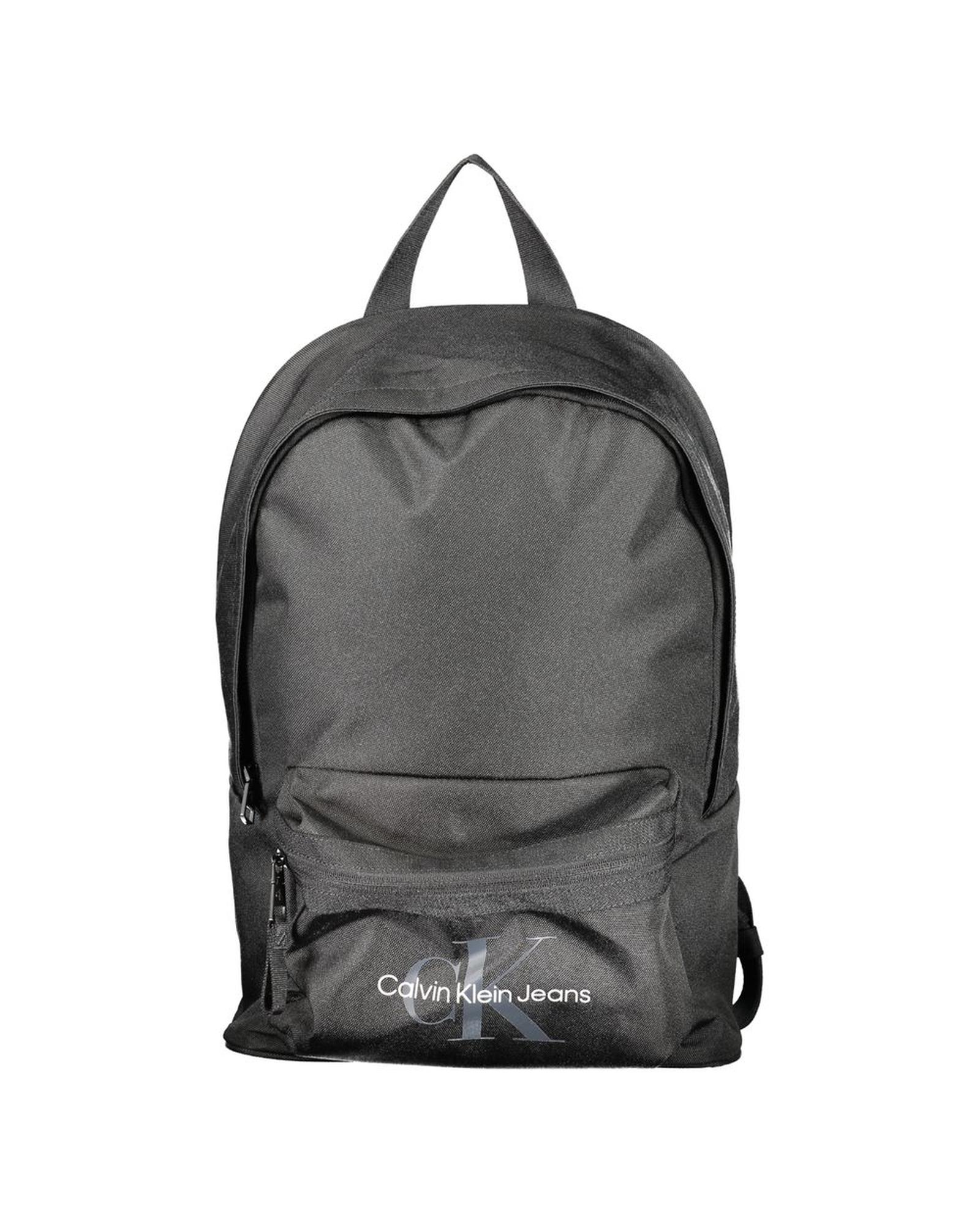 V539-CA-30963-202506161130-00 Calvin Klein Men's Black Polyester Backpack - One Size - Image 1