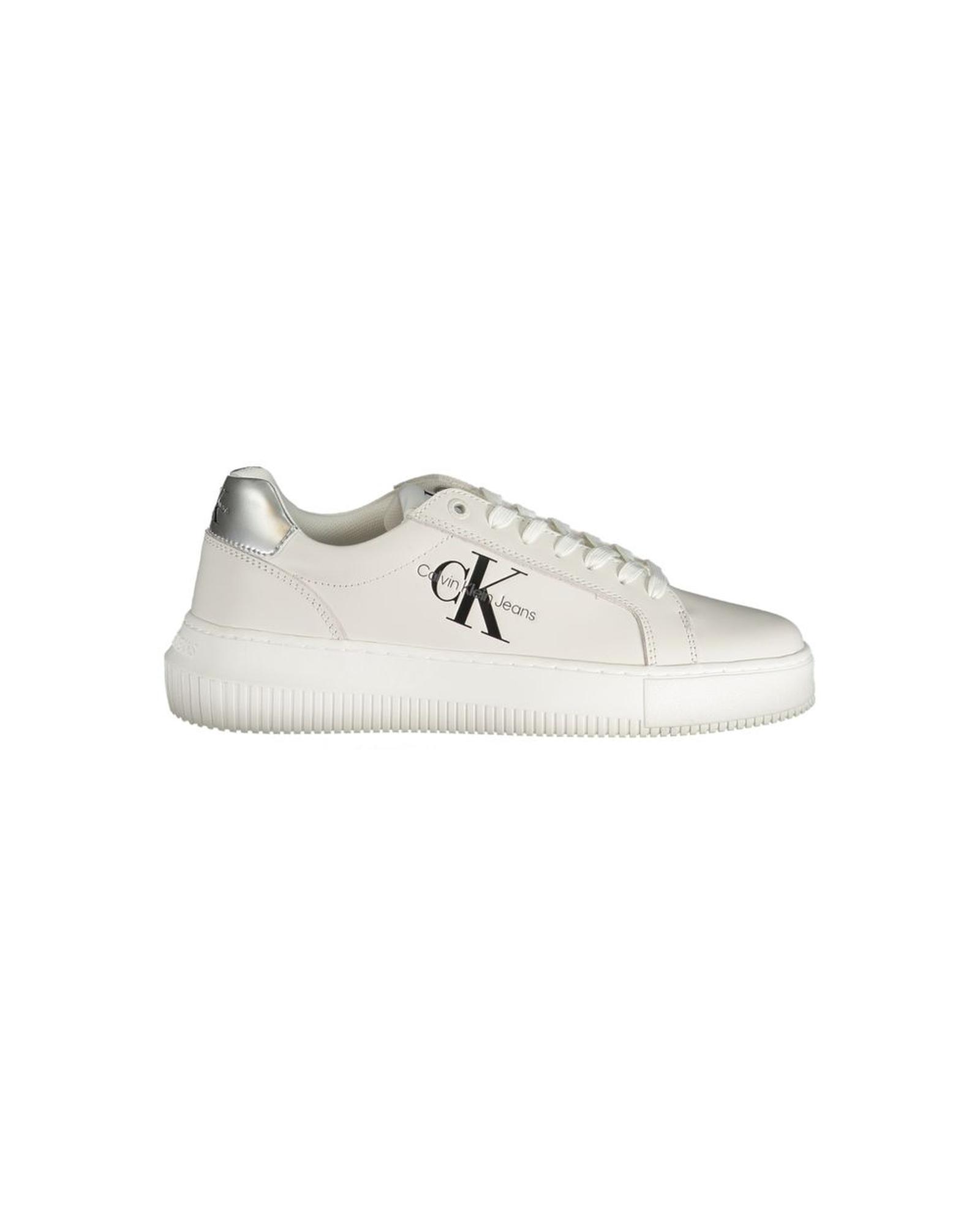 V539-CA-31291-EU40US10-202506161202-00 Calvin Klein Women's White Polyester Sneaker - 40 EU - Image 1