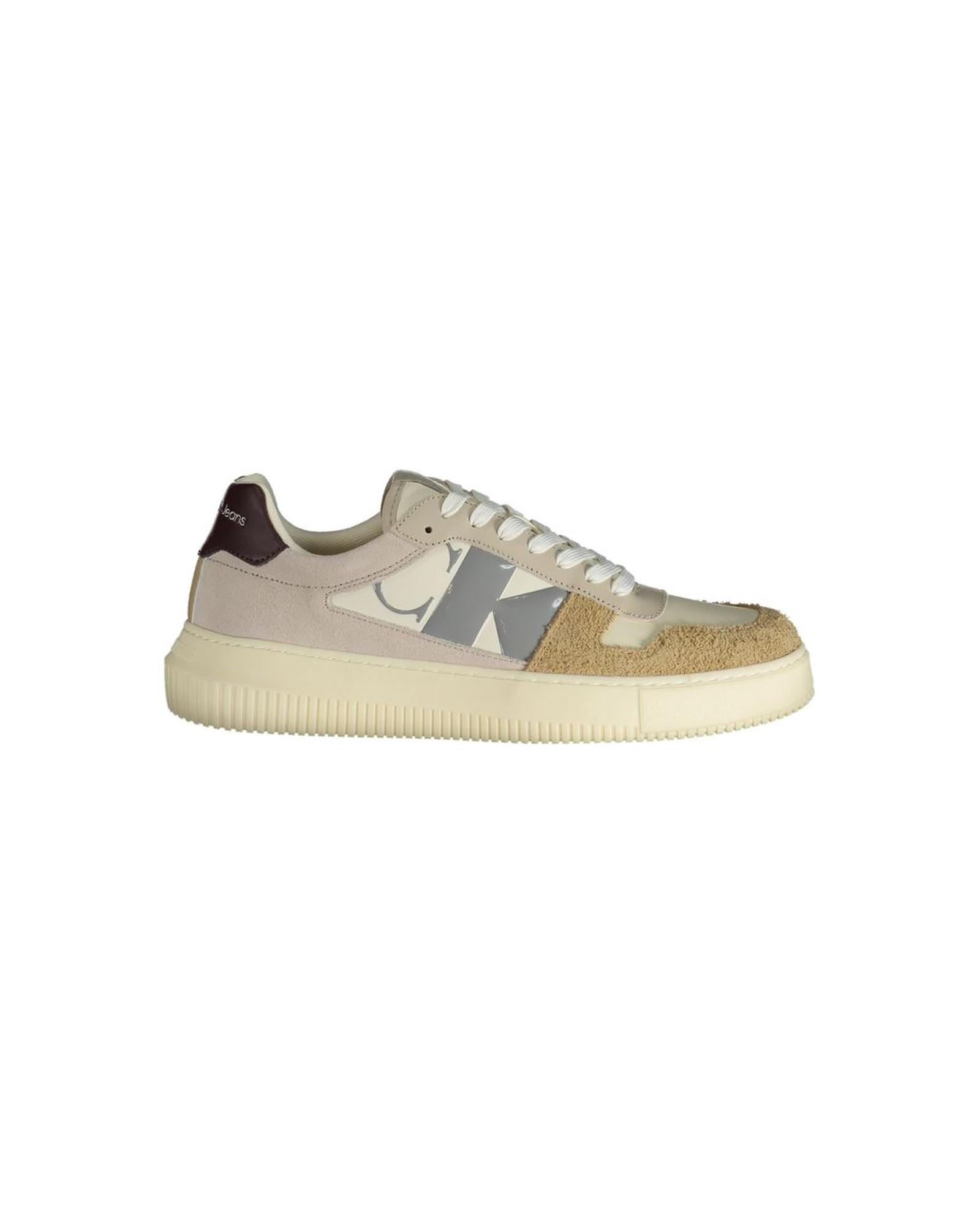 V539-CA-31559-EU40US7-202506161252-00 Calvin Klein Men's Beige Polyester Sneaker - 40 EU - Image 1