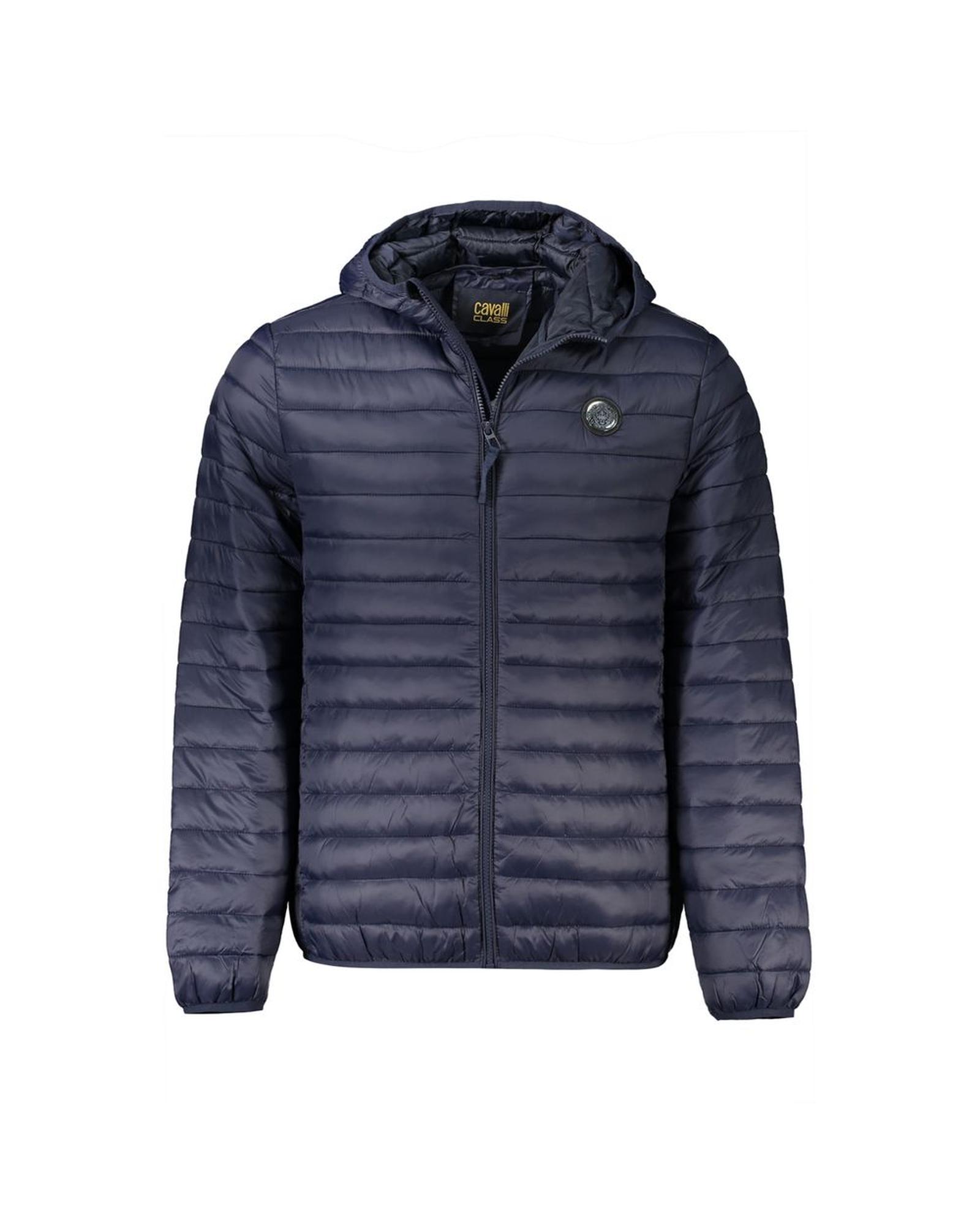 V539-CA-31944-S-202506160953-00 Cavalli Class Men's Blue Polyamide Jacket - S - Image 1