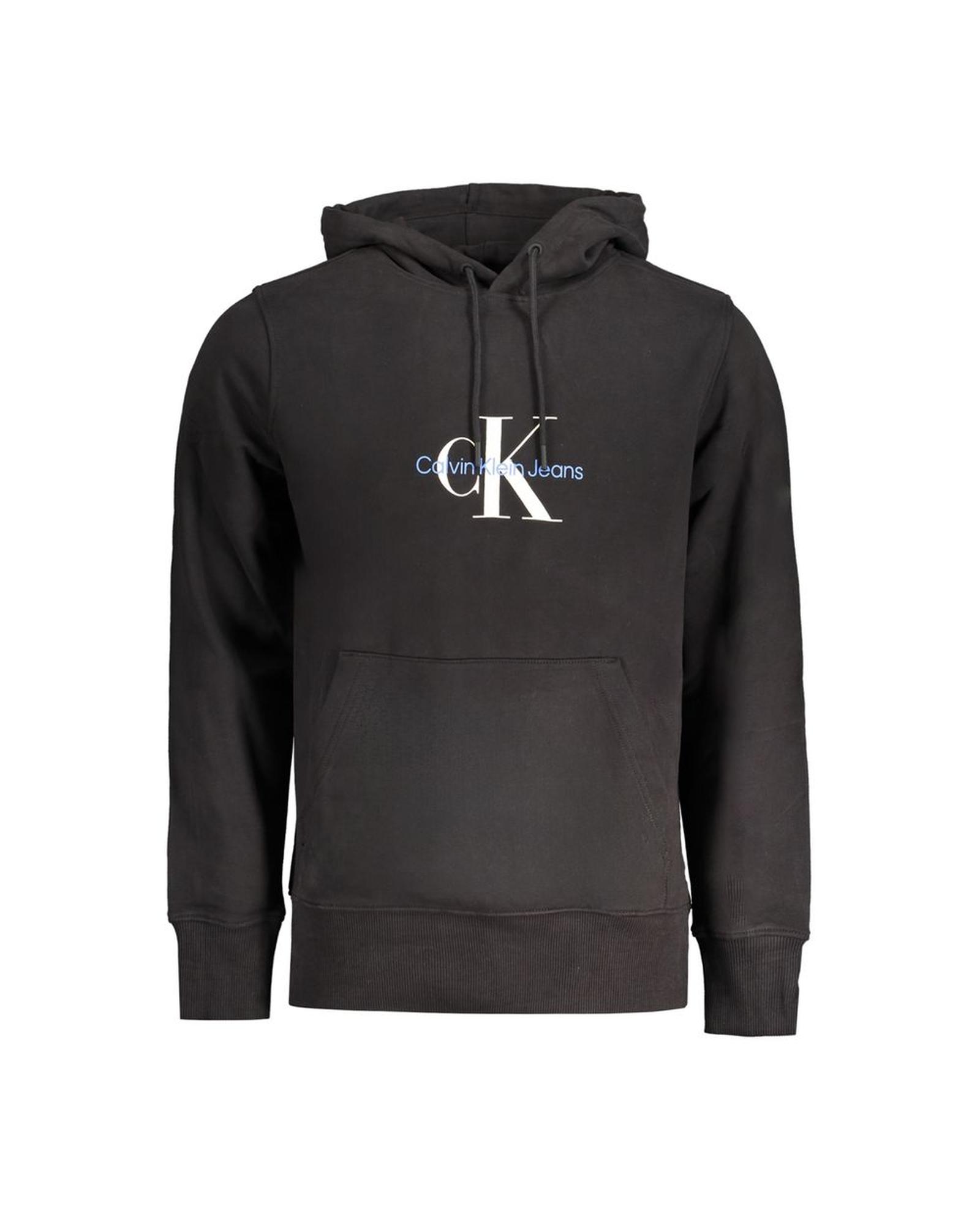 V539-CA-32338-XL-202506161016-00 Calvin Klein Men's Black Cotton Sweater - XL - Image 1