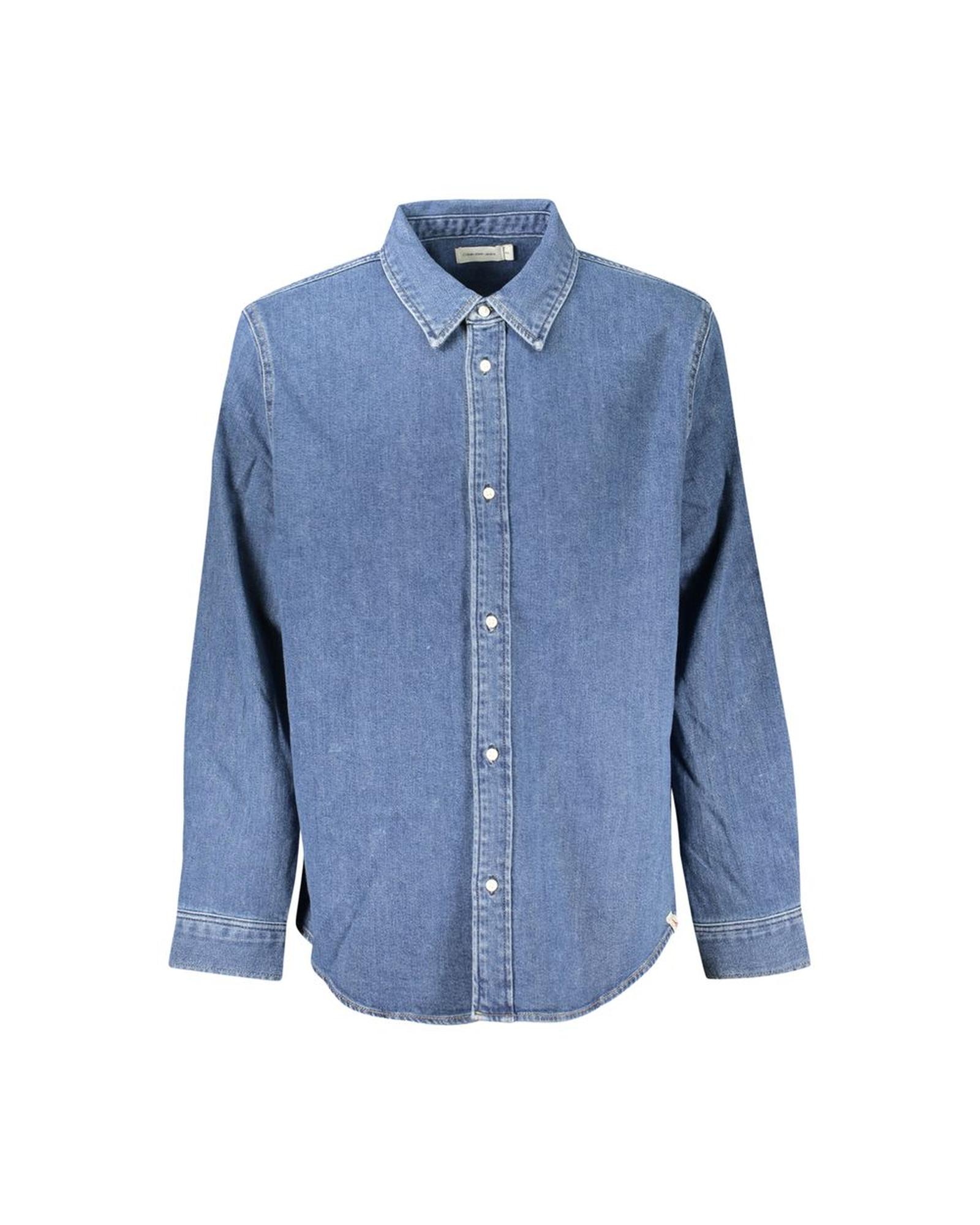 V539-CA-32915-S-202506161054-00 Calvin Klein Men's Blue Cotton Shirt - S - Image 1