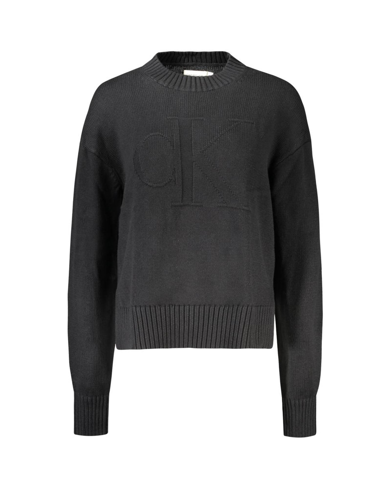 Calvin Klein Women's Black Cotton Sweater - XL