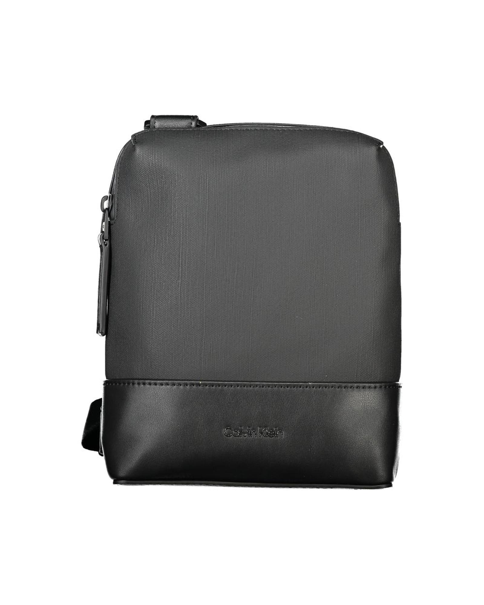 V539-CA-33637-202506161140-00 Calvin Klein Men's Black Polyester Shoulder Bag - One Size - Image 1