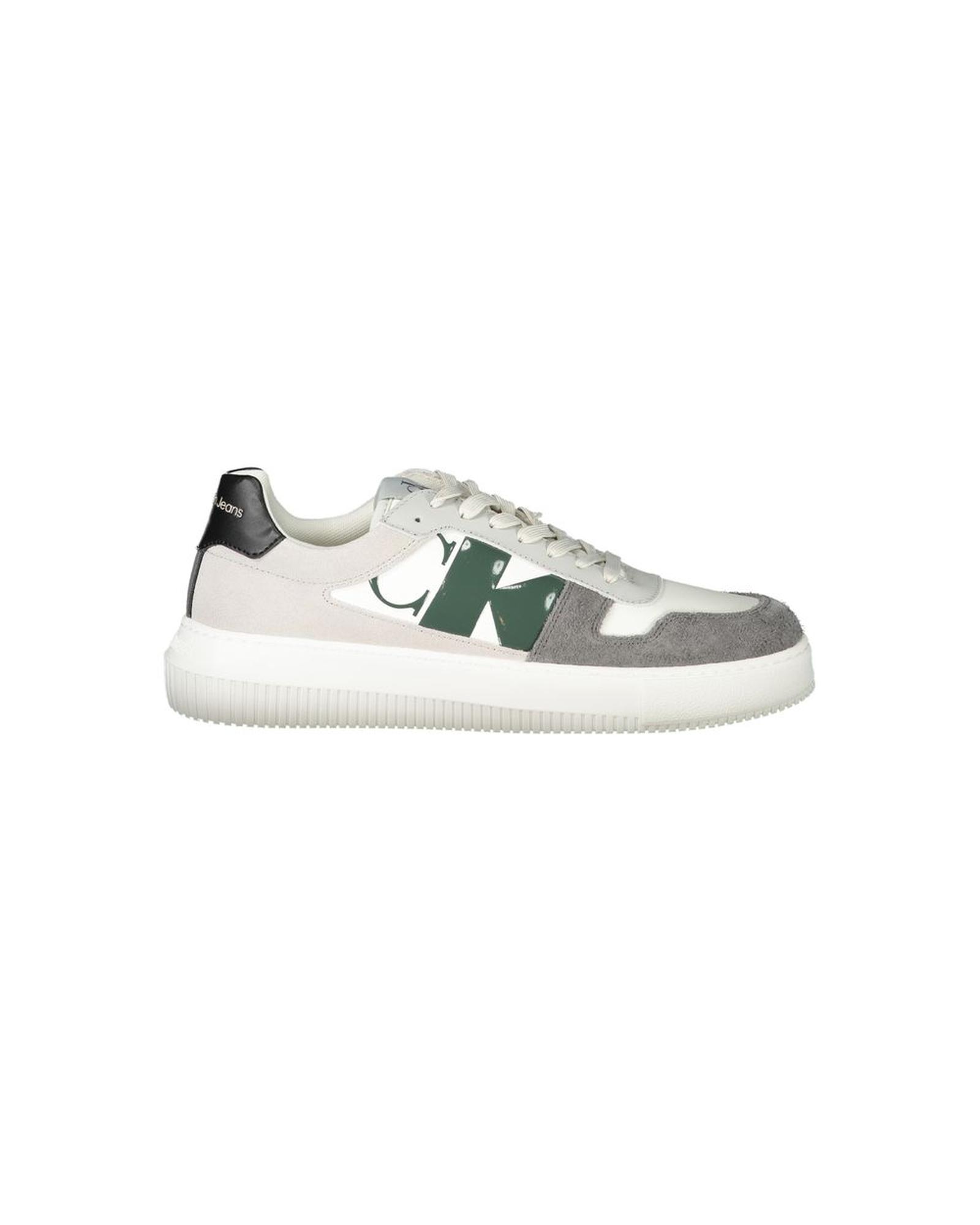 V539-CA-33700-EU40US7-202506161212-00 Calvin Klein Men's White Polyester Sneaker - 40 EU - Image 1