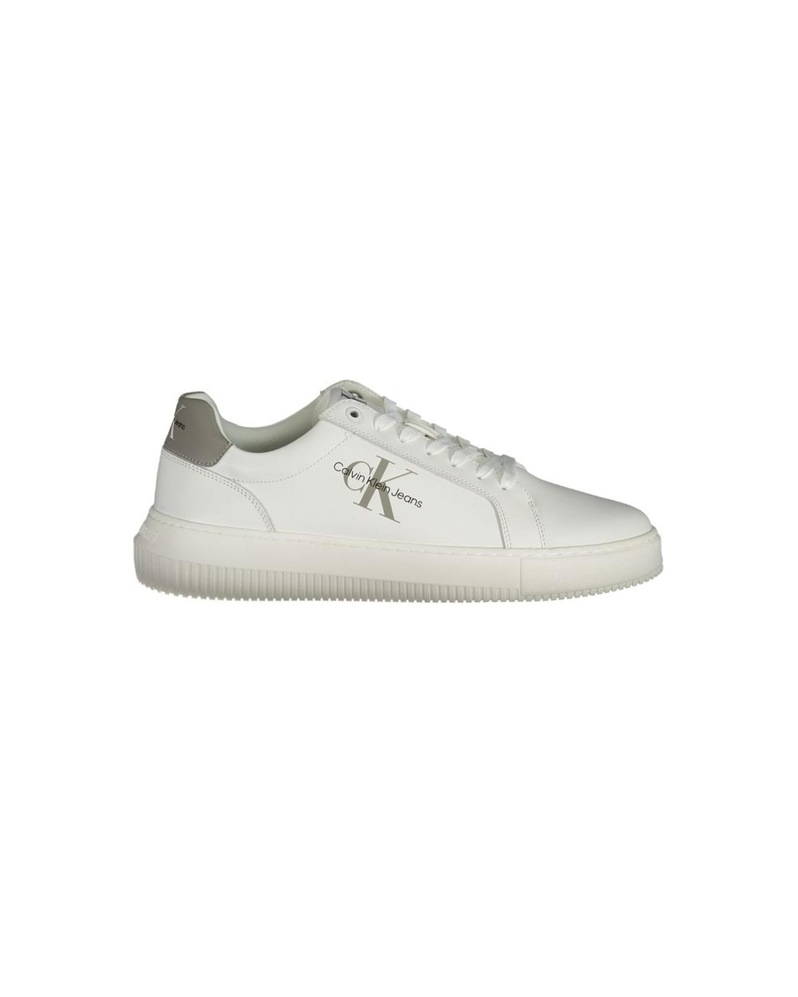 V539-CA-33702-EU44US11-202506161227-00 Calvin Klein Men's White Polyester Sneaker - 44 EU - Image 1