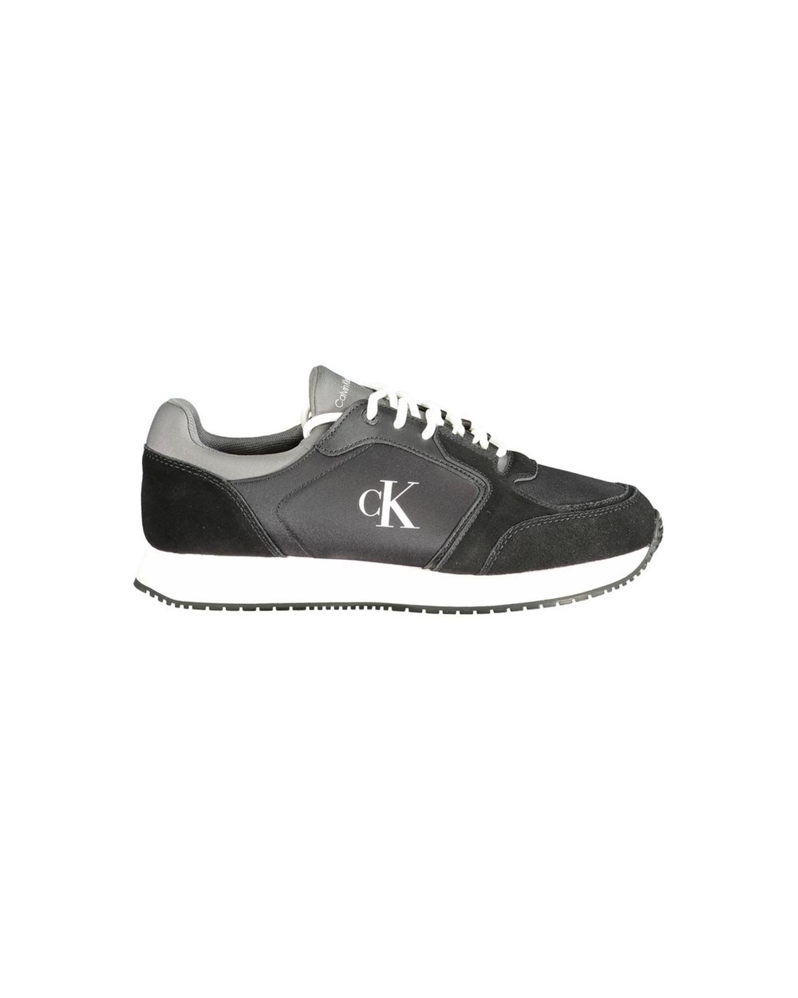 V539-CA-33707-EU44US11-202506191930-00 Calvin Klein Men's Black Polyester Sneaker - 44 EU - Image 1