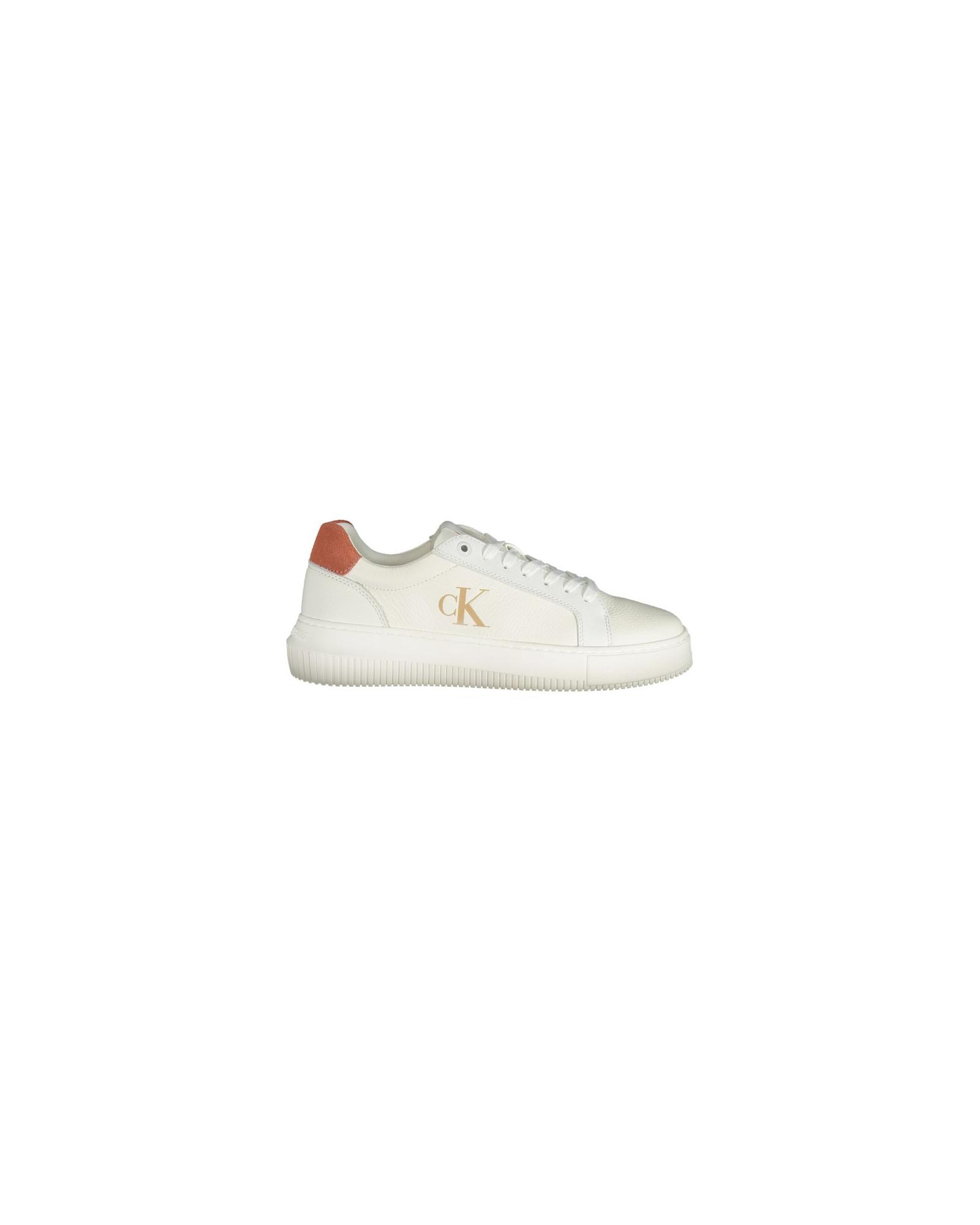 V539-CA-33711-EU40US10-202506161546-00 Calvin Klein Women's White Polyethylene Sneaker - 40 EU - Image 1